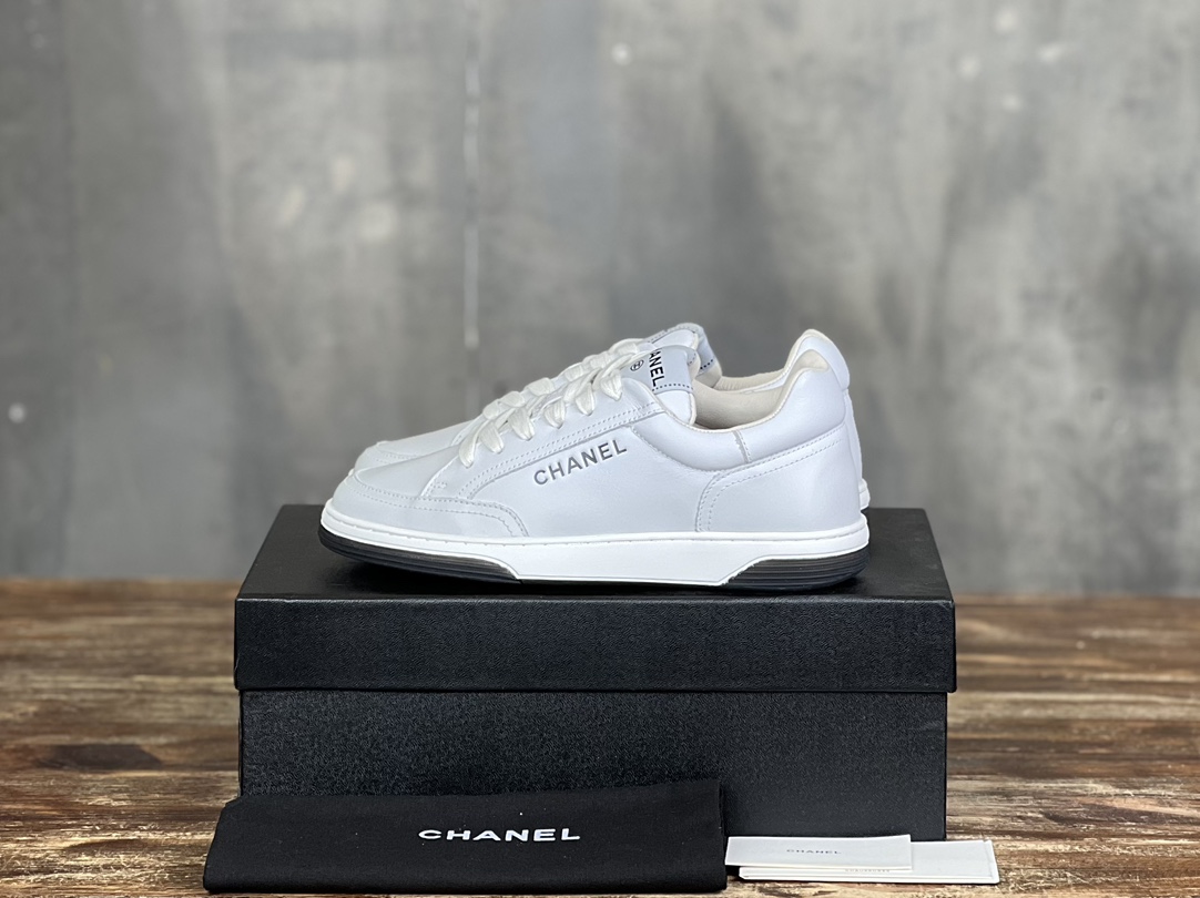 Cheap Replica
 Chanel Shoes Sneakers Black White Women Chamois Cowhide Rubber Sheepskin Spring/Summer Collection Casual