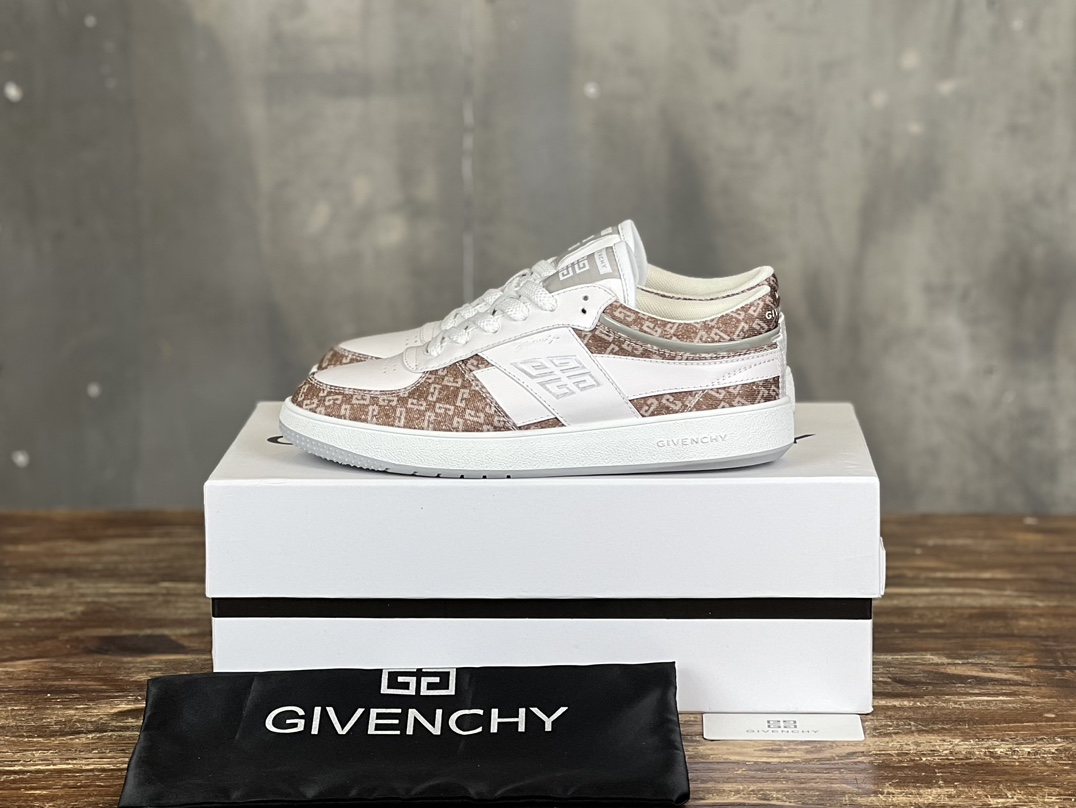 Givenchy Shoes Sneakers White Calfskin Cowhide TPU Spring Collection Low Tops