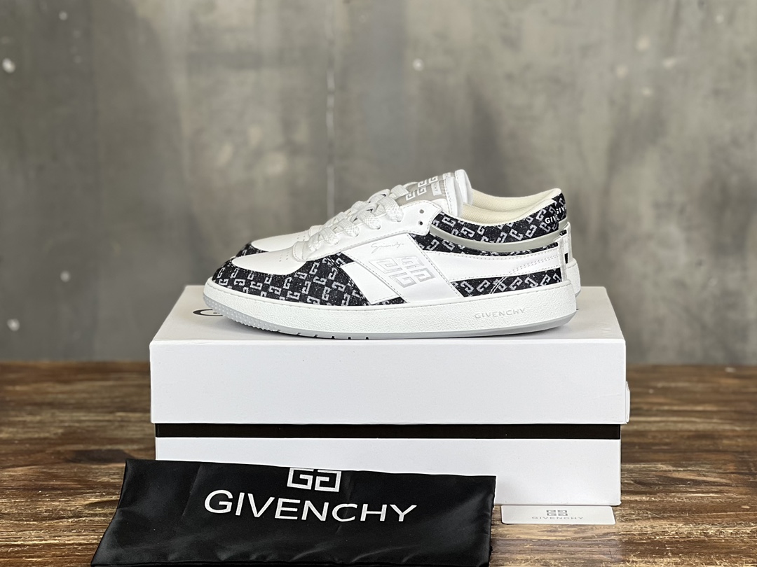 Givenchy Shoes Sneakers White Calfskin Cowhide TPU Spring Collection Low Tops