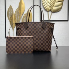 【顶级原单】款号:N40598新版钢狗扣 带163芯片 本款 Neverfull 中号托特包为 Damier Ebe 【顶级原单】款号:N40598新版钢狗扣 带163芯片 本款 Neverfull 中号托特包为 Damier Ebe
