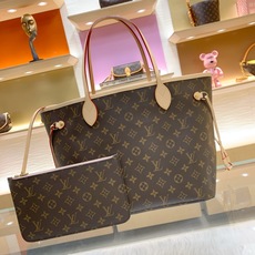 【顶级原单】 款号:M50366粉里 全钢钢扣 带163芯片 本款 Neverfull 中号托特包为柔软 Mon 【顶级原单】 款号:M50366粉里 全钢钢扣 带163芯片 本款 Neverfull 中号托特包为柔软 Mon