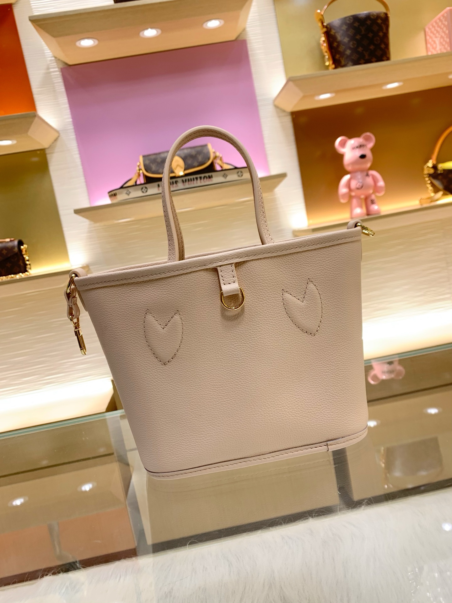 【顶级原单】款号：M2A466  带163芯片   本款 Neverfull Inside Out BB 手袋焕新呈现 
