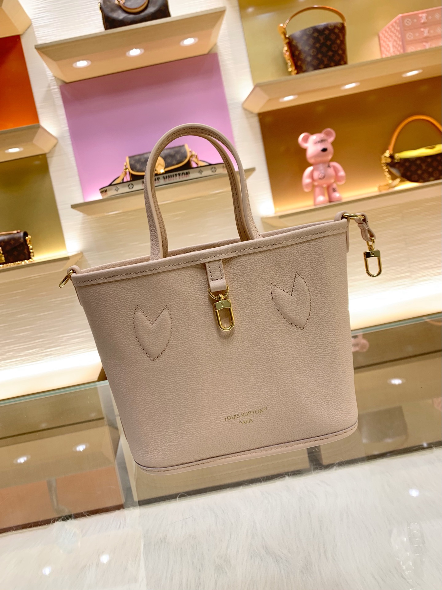 【顶级原单】款号：M2A466  带163芯片   本款 Neverfull Inside Out BB 手袋焕新呈现 