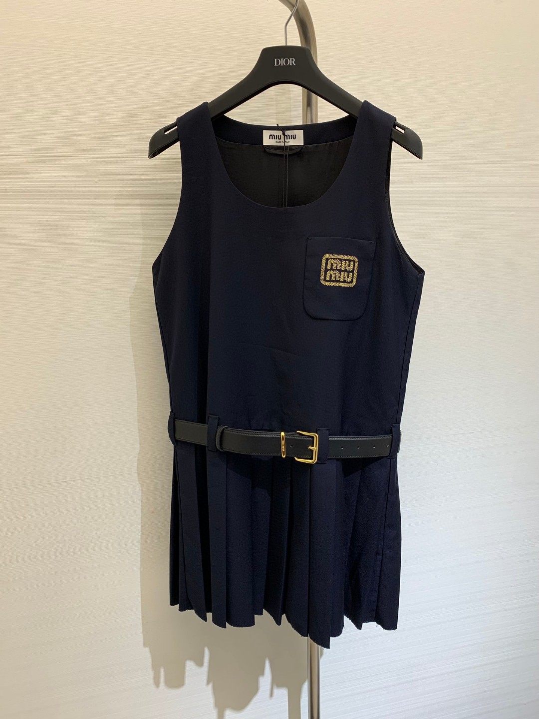 NO:311442,* New summer series vest hem folding dress, must-have for age reduction, embroidered letter pocket embellishment, skirts, alexander wang19860909*  夏季新款系列 背心下摆压折连衣裙,减龄必备,刺绣字母口袋点缀 码数,,skirts,alexander wang,Women's clothing