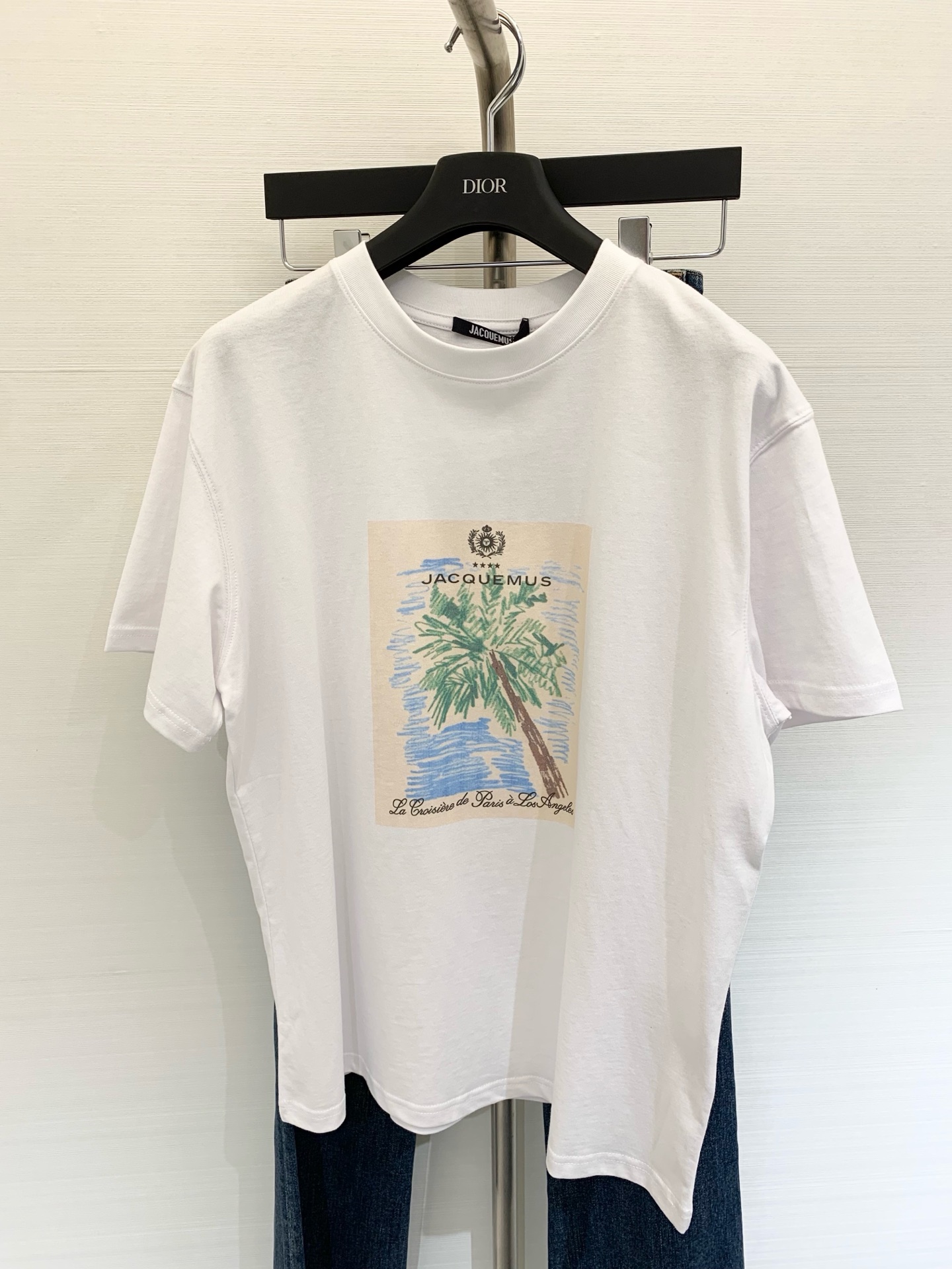NO:327011,New summer style holiday style coconut tree printed short-sleeved shirt, large layout print, loose and casual daily style, interesting concept, custom combed cotton, high version size, T-shirt, alexander wang19860909夏季新款 度假风椰树印花短袖恤,版图式大印花,宽松休闲的日常版型,有趣的构思,定制克精梳棉,高版本 码数,,T-shirt,alexander wang,Women's clothing