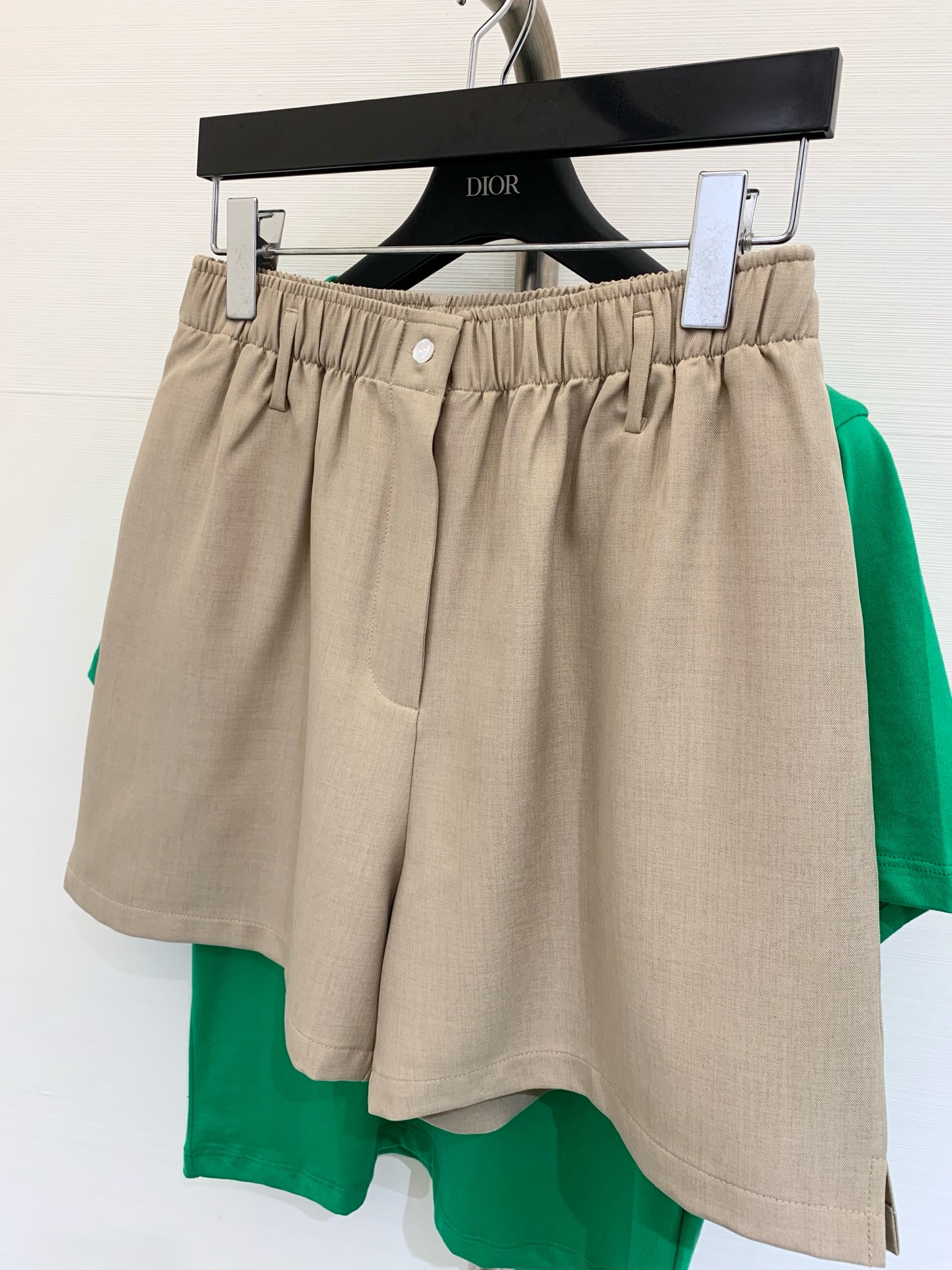Prada 2025 Summer Khaki Casual Shorts - Comfortable & Stylish 3 i1746034606194 4510 0 1