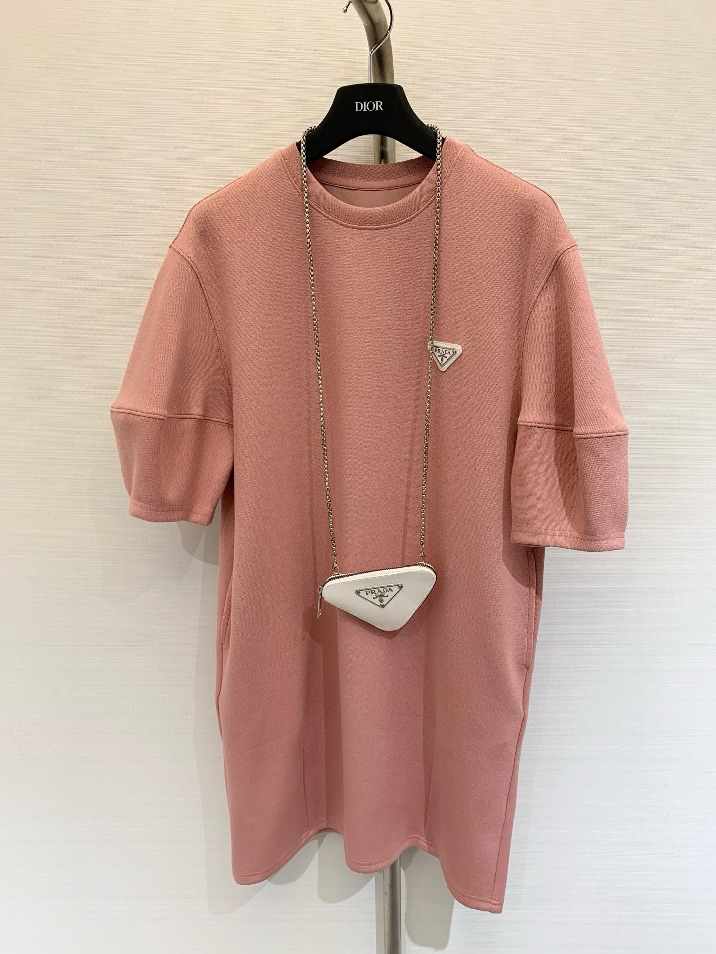 Prada 2025 Summer Casual Dress with Triangle Logo & Mini Bag, High Quality 2 i1746291000273 2860 0 0
