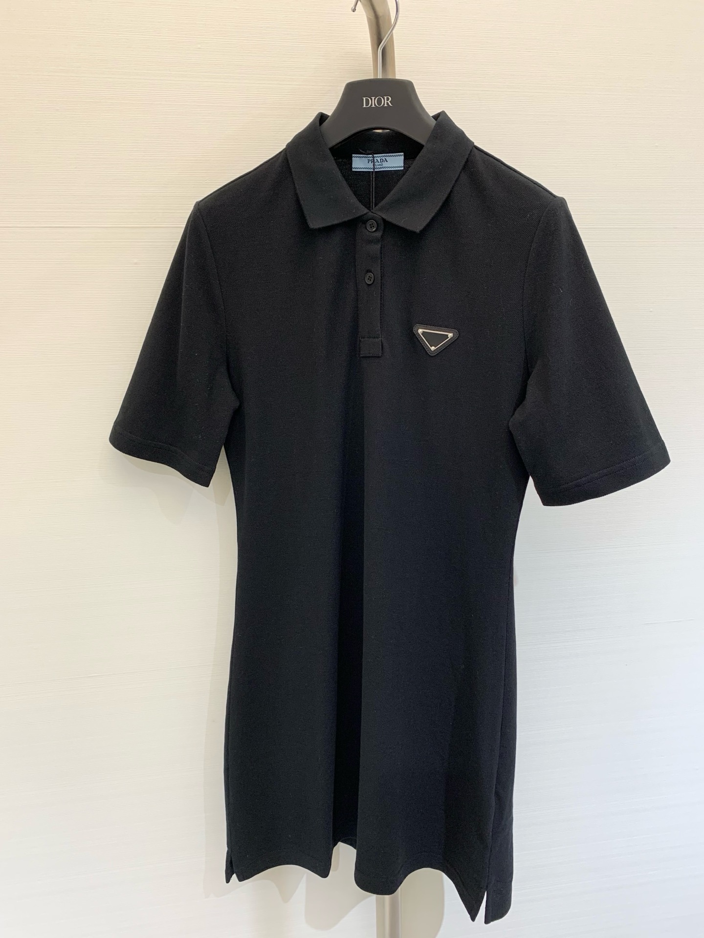 Prada 2025 SS Knit Mini Dress - Sporty & Chic with Triangle Logo 2 i1746352163195 8841 0 0