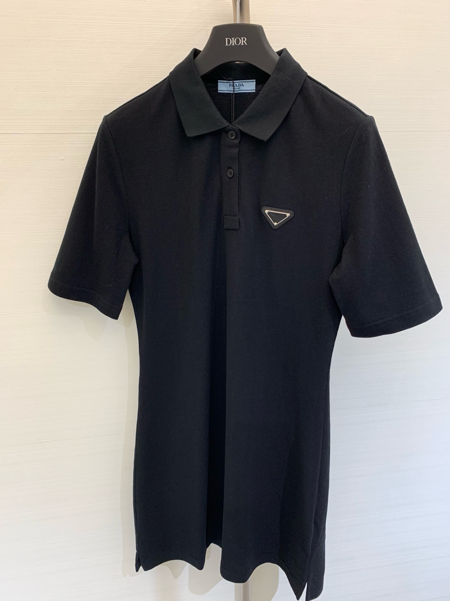 Prada 2025 SS Knit Mini Dress - Sporty & Chic with Triangle Logo 3 i1746352163469 6285 0 1