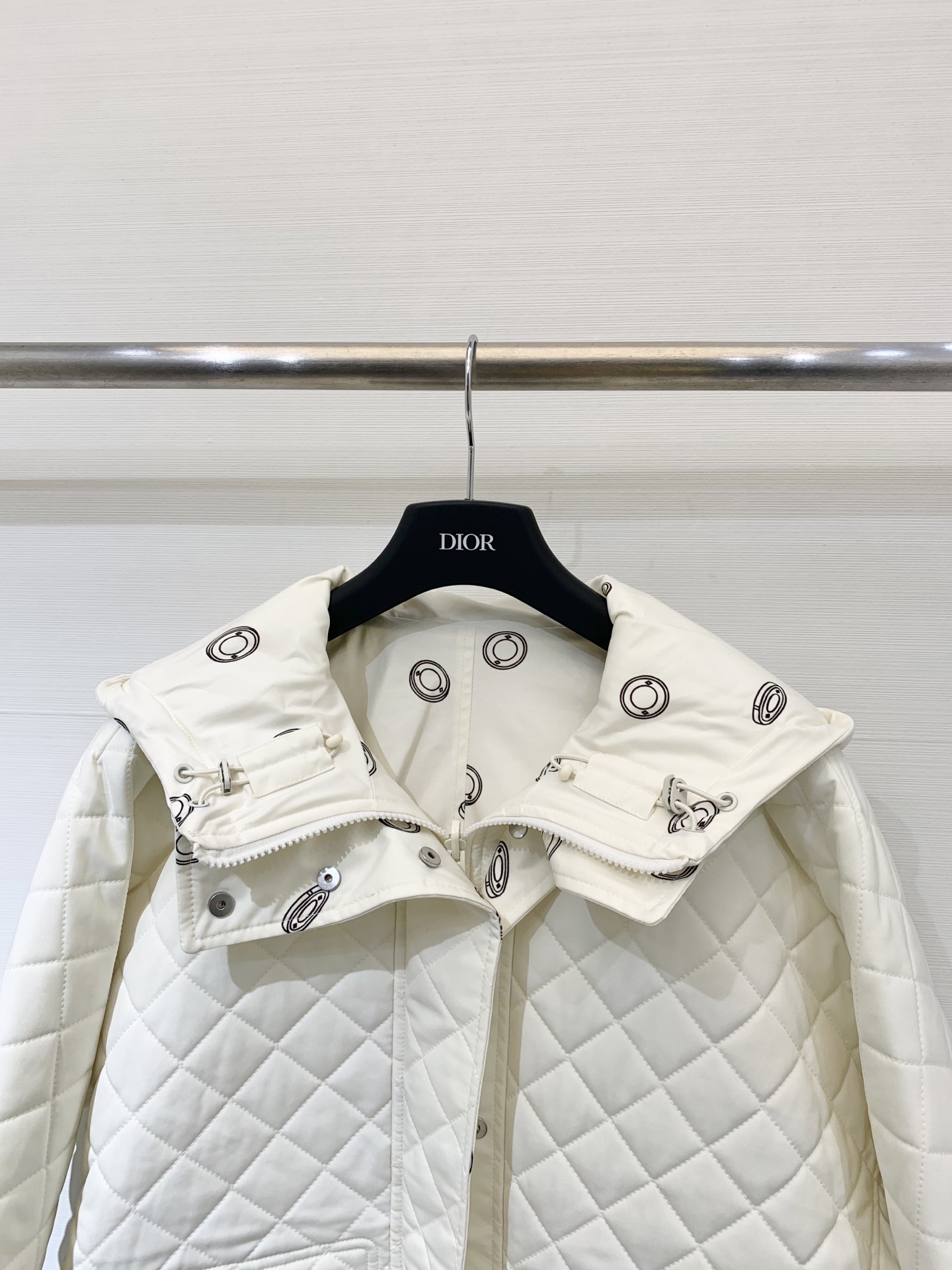 Herme*🤍 25秋冬新品 连帽绗缝数码印花双面棉服 今年最火🆕的双面棉外套 双面可穿 一面帅气 另一