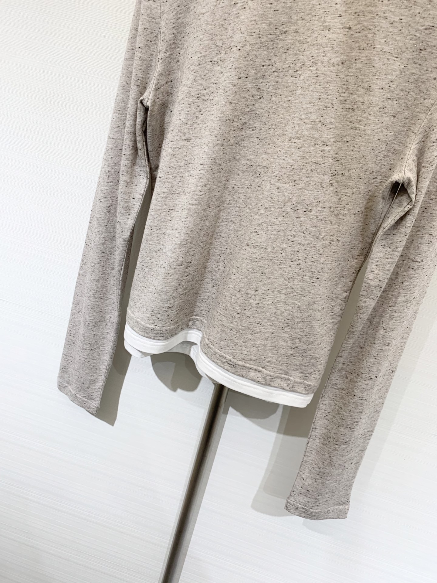 Marni 25秋冬新款 圆领拼接大领大U领短袖T恤 高级老钱风配色拼接 时髦风穿搭 假两件版型上身绝绝