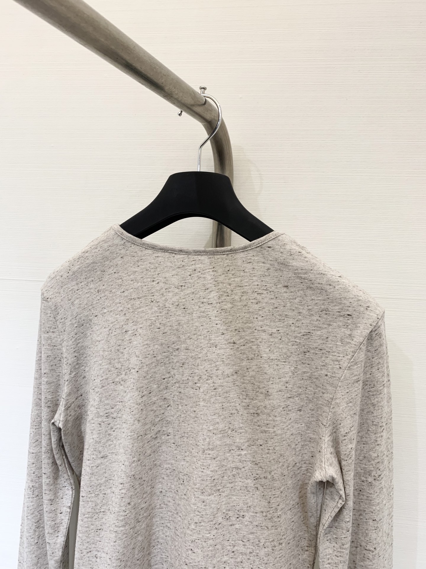 Marni 25秋冬新款 圆领拼接大领大U领短袖T恤 高级老钱风配色拼接 时髦风穿搭 假两件版型上身绝绝