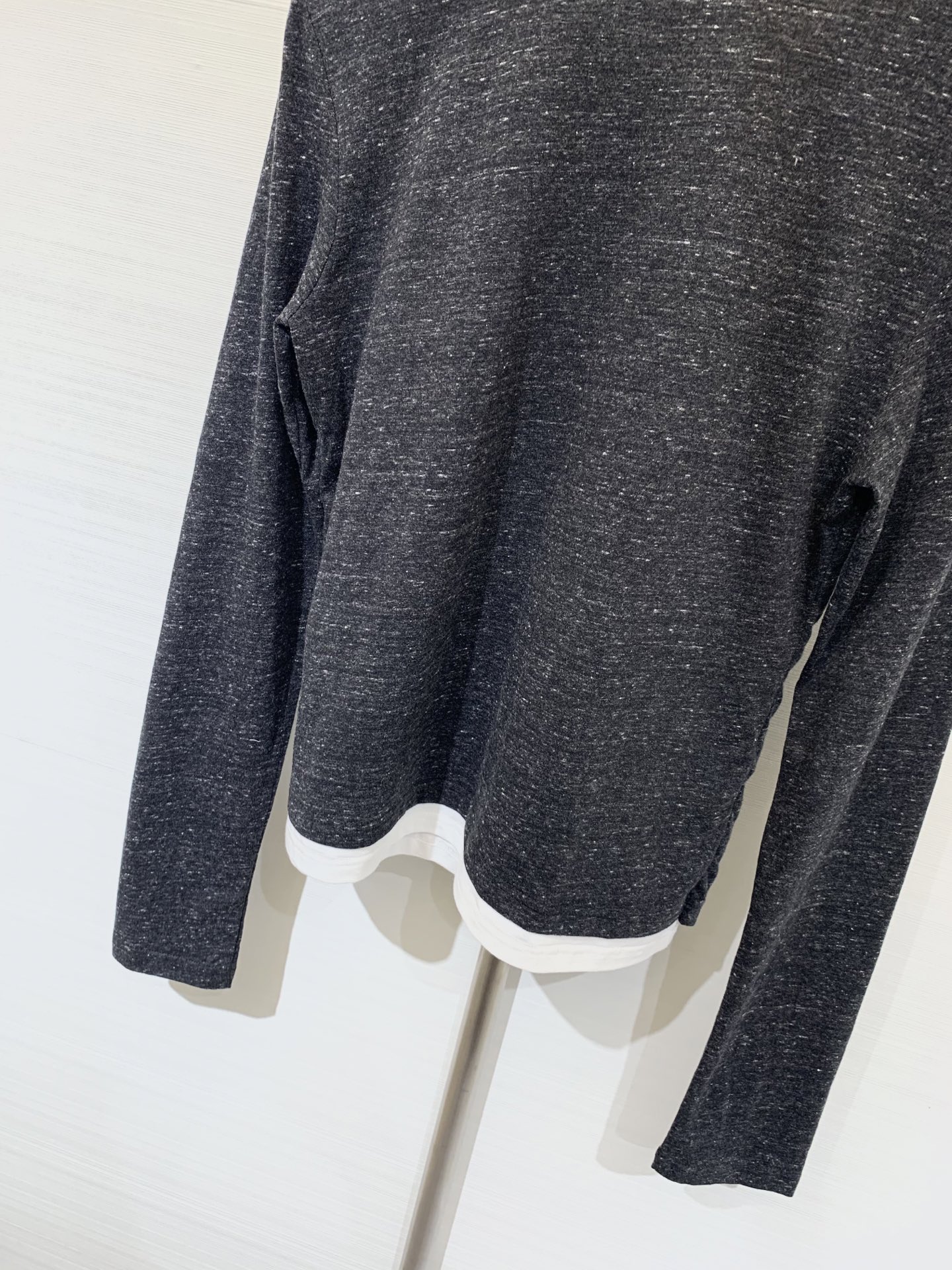 Marni 25秋冬新款 圆领拼接大领大U领短袖T恤 高级老钱风配色拼接 时髦风穿搭 假两件版型上身绝绝