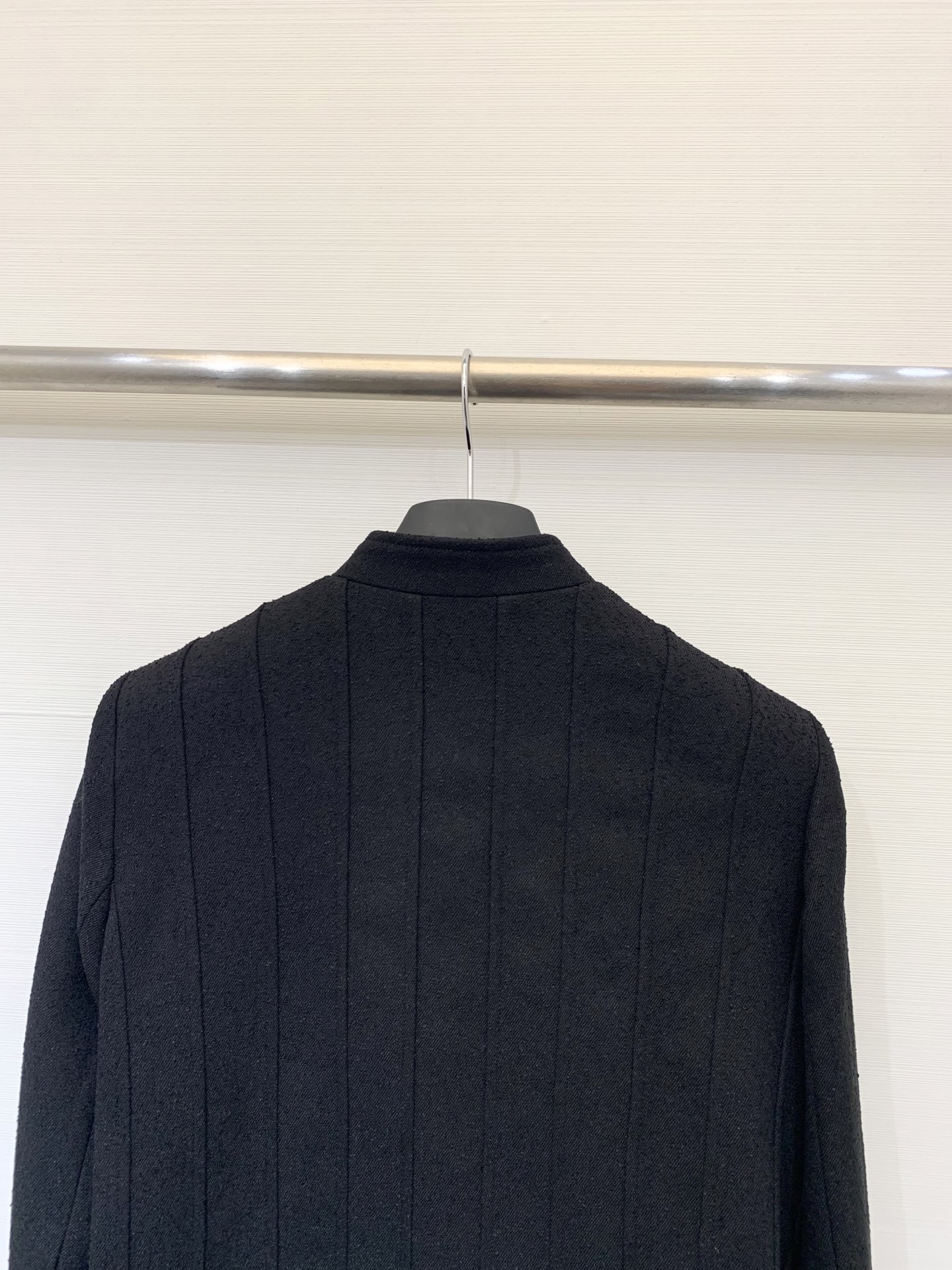 Dio* 25秋冬新款 立领长袖外套 荷叶边下摆设计 CD定制扣 羊毛混纺面料 码数SML