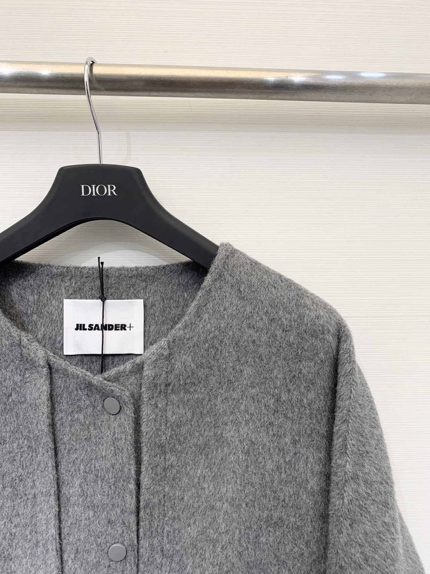 JILSANDER 25秋冬新款 氛围感日系质感穿搭🖤羽绒拼接羊毛呢外套 让原本厚重的双面呢外套一下子有
