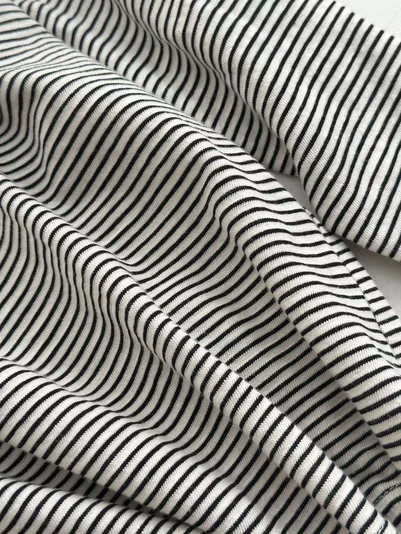 Acnestudios 25早秋新款 笑脸贴标纯棉长袖条纹体桖 纯棉材质 透气舒适 贴服材质 透气不闷汗