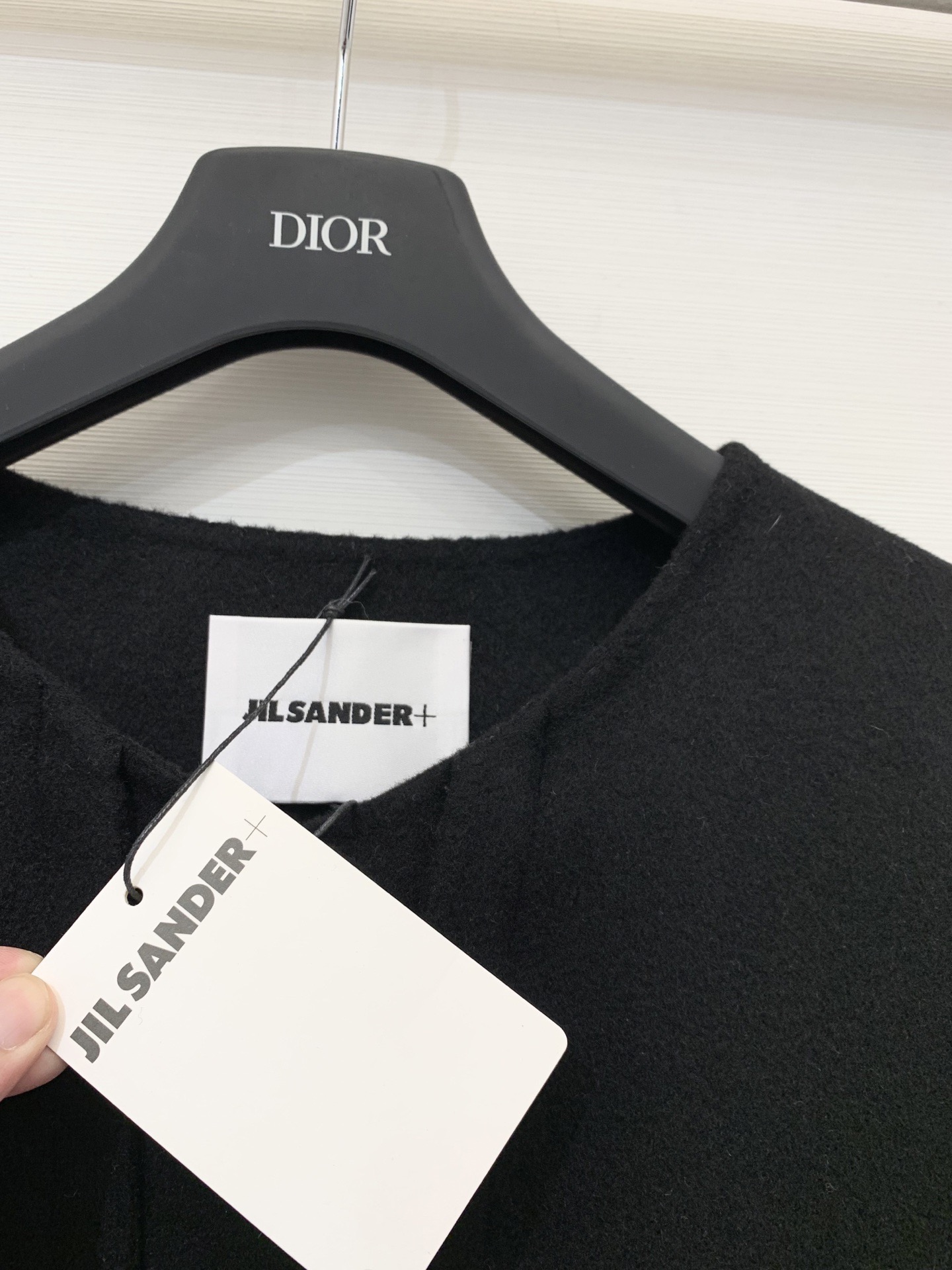 JILSANDER 25秋冬新款 氛围感日系质感穿搭🖤羽绒拼接羊毛呢外套 让原本厚重的双面呢外套一下子有