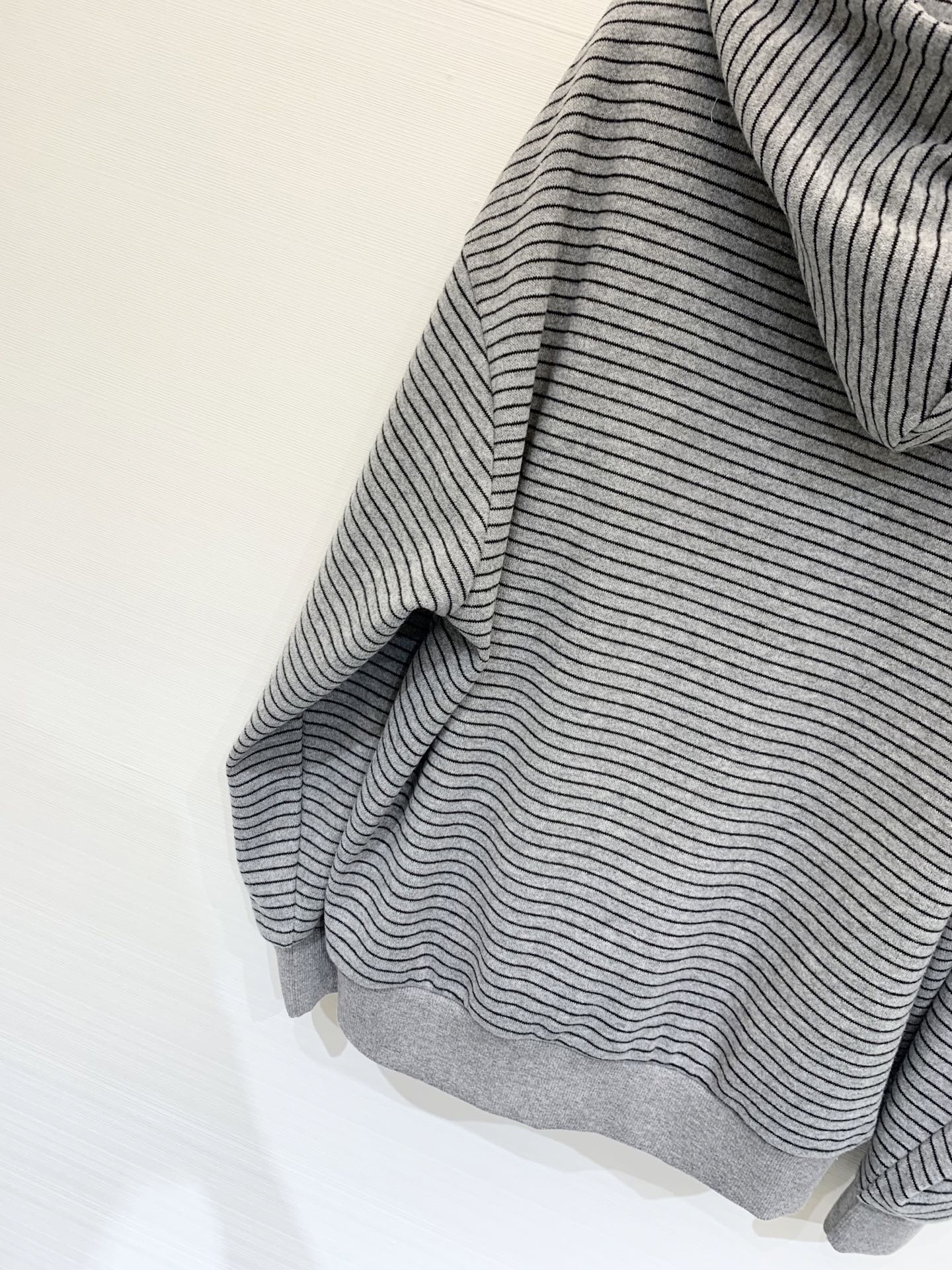 Acnestudios 25秋冬新款 半拉领连帽条纹针织卫衣 胸前经典笑脸☻点缀 万能基础款 两色sml