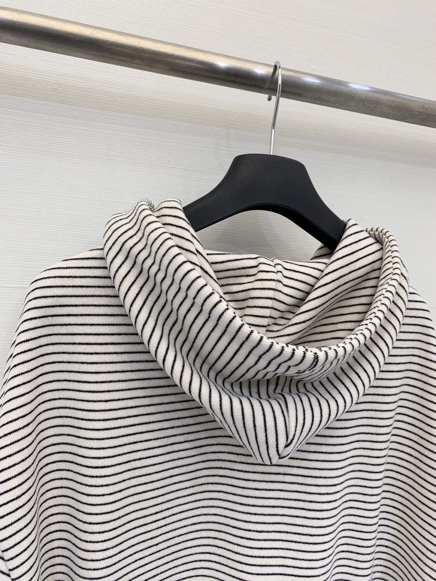 Acnestudios 25秋冬新款 半拉领连帽条纹针织卫衣 胸前经典笑脸☻点缀 万能基础款 两色sml