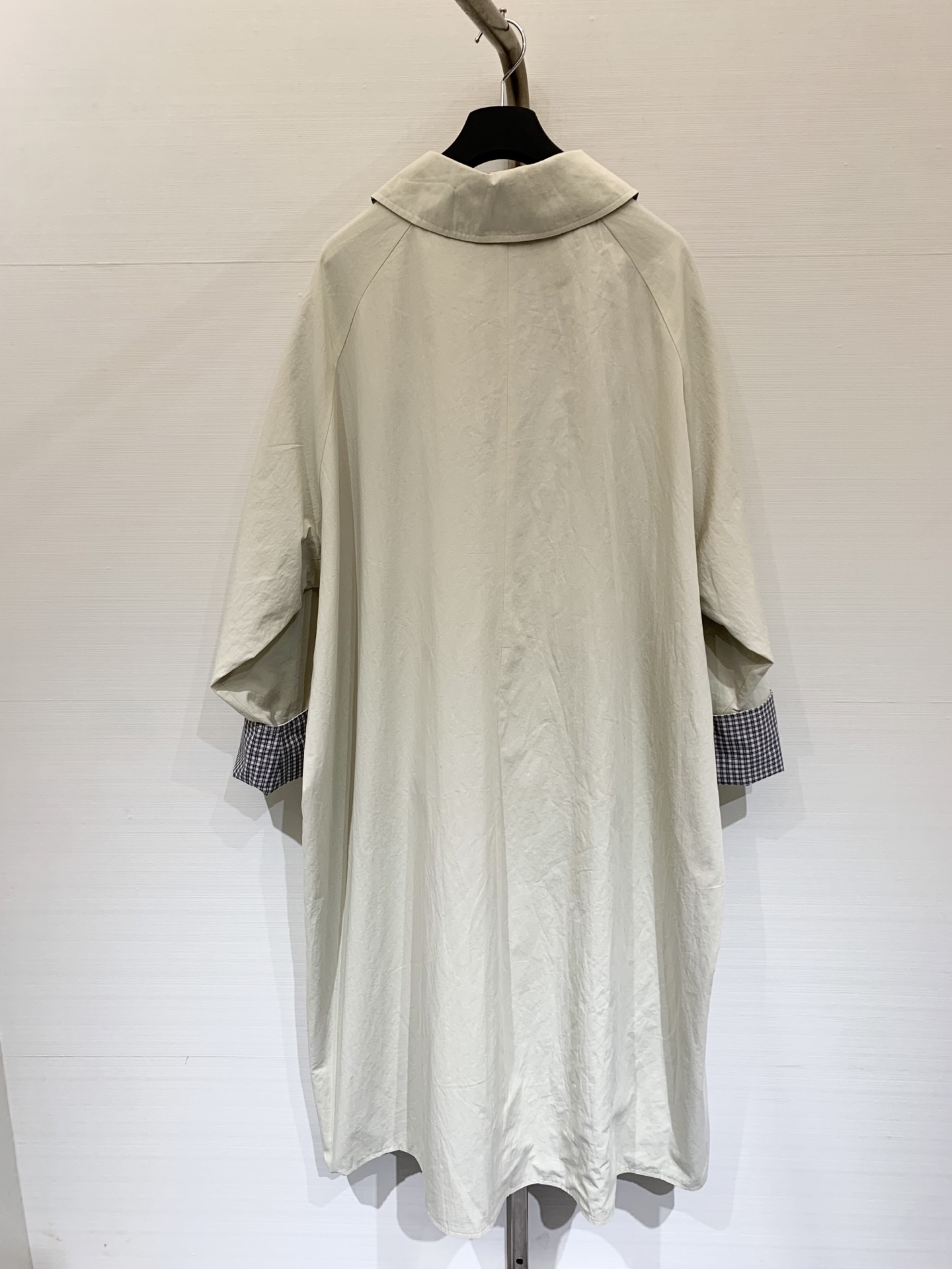 Toteme 25秋冬新款 复古简约斜纹格子双面穿风衣外套 正反面可穿 宽松直筒版型对身材包容性好 能营