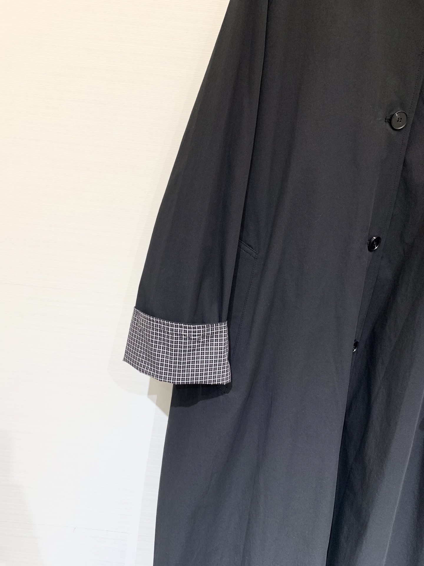 Toteme 25秋冬新款 复古简约斜纹格子双面穿风衣外套 正反面可穿 宽松直筒版型对身材包容性好 能营