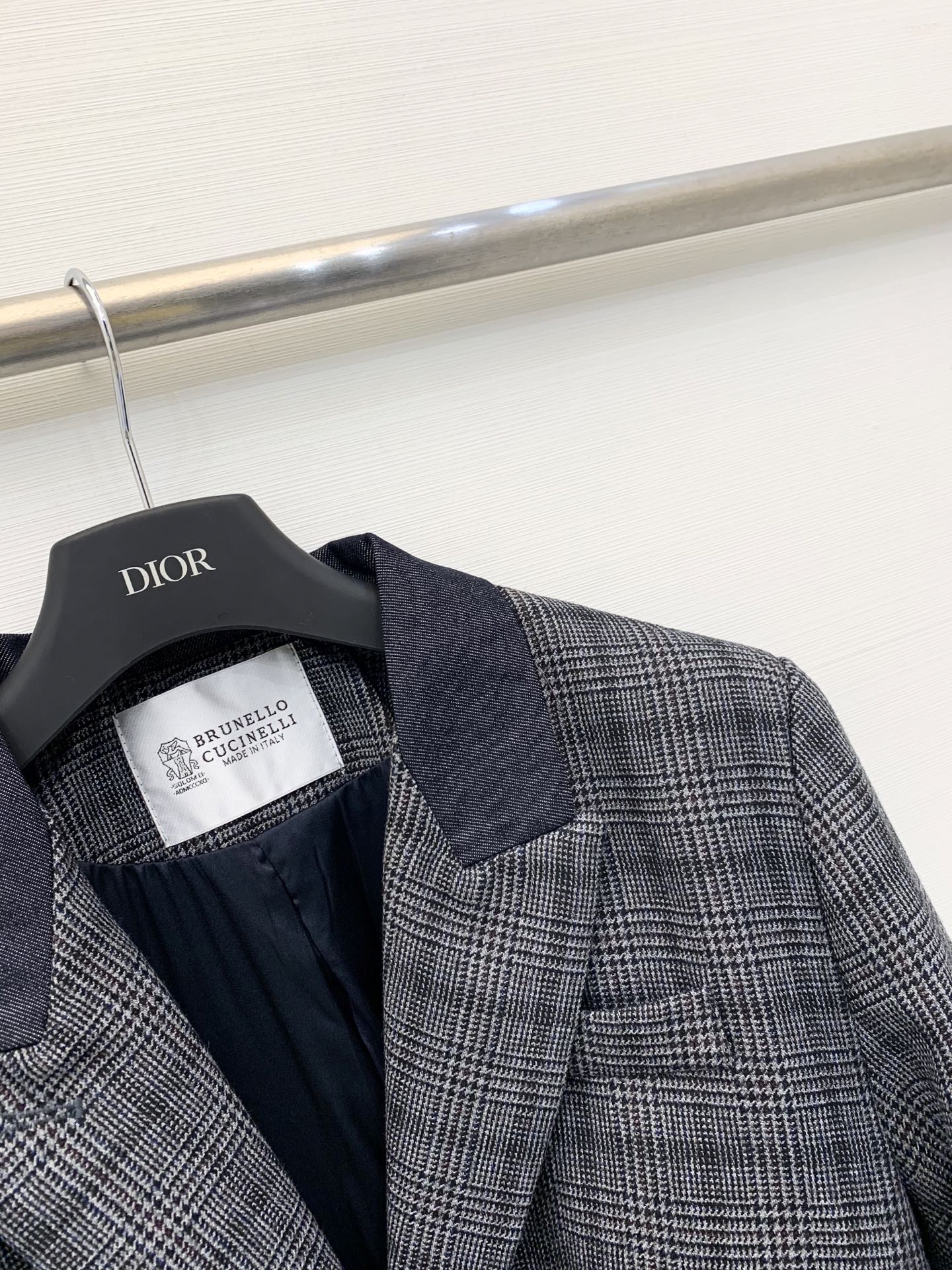 BC 25FW秋冬新款 格纹撞色领西服外套 这件绝对是宝藏 让你无法拒绝的高级感 出入重要场合 不失格调