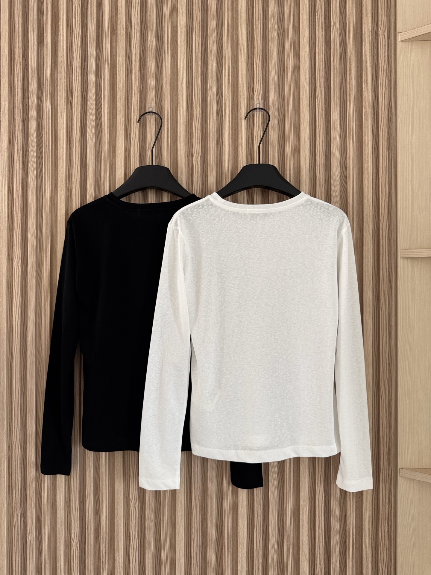 Acnestudios 25秋冬新款 经典字母印花竹节棉长袖T恤 字母数字印花 一秒get纸片人 适合日