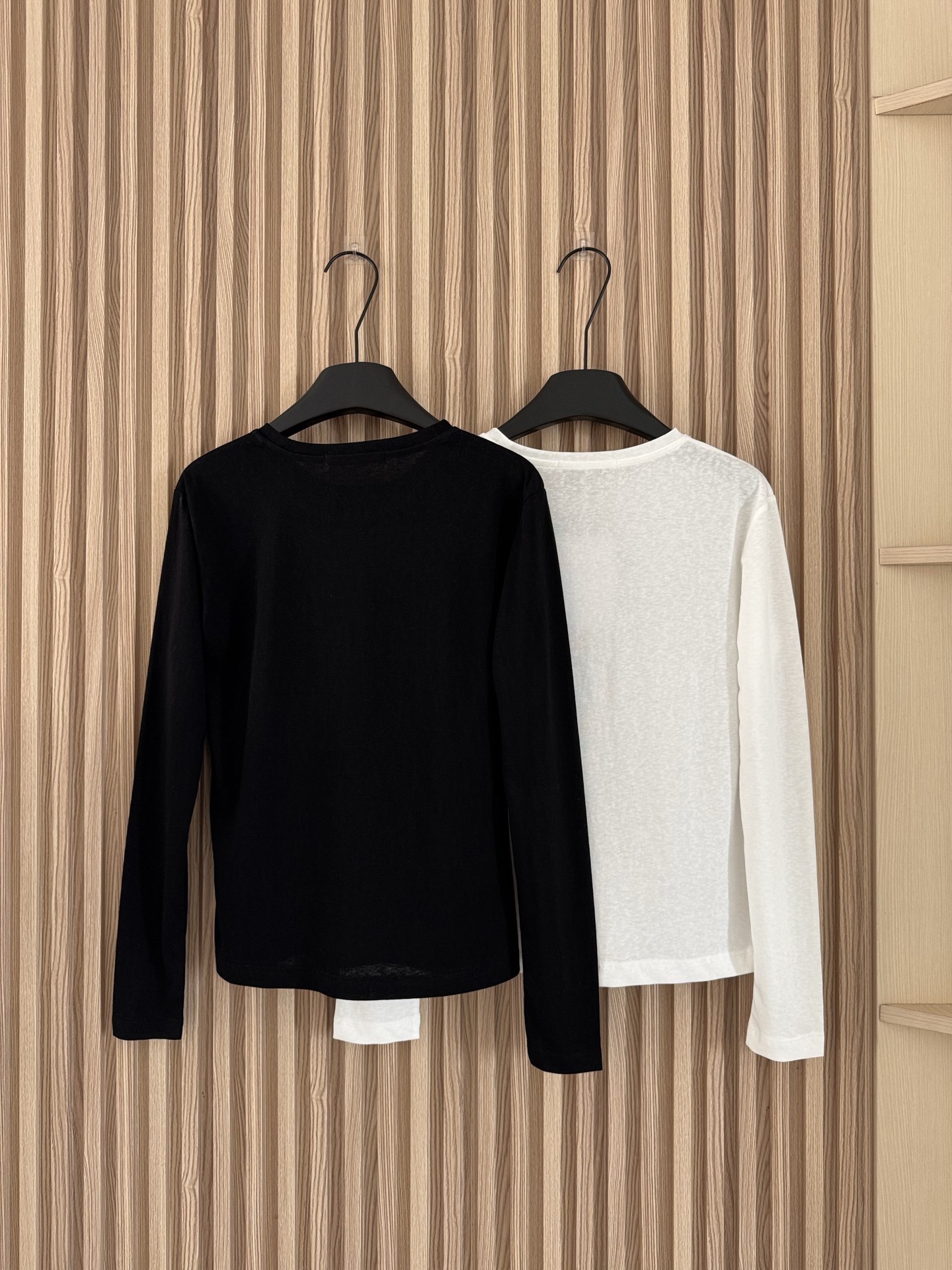 Acnestudios 25秋冬新款 经典字母印花竹节棉长袖T恤 字母数字印花 一秒get纸片人 适合日