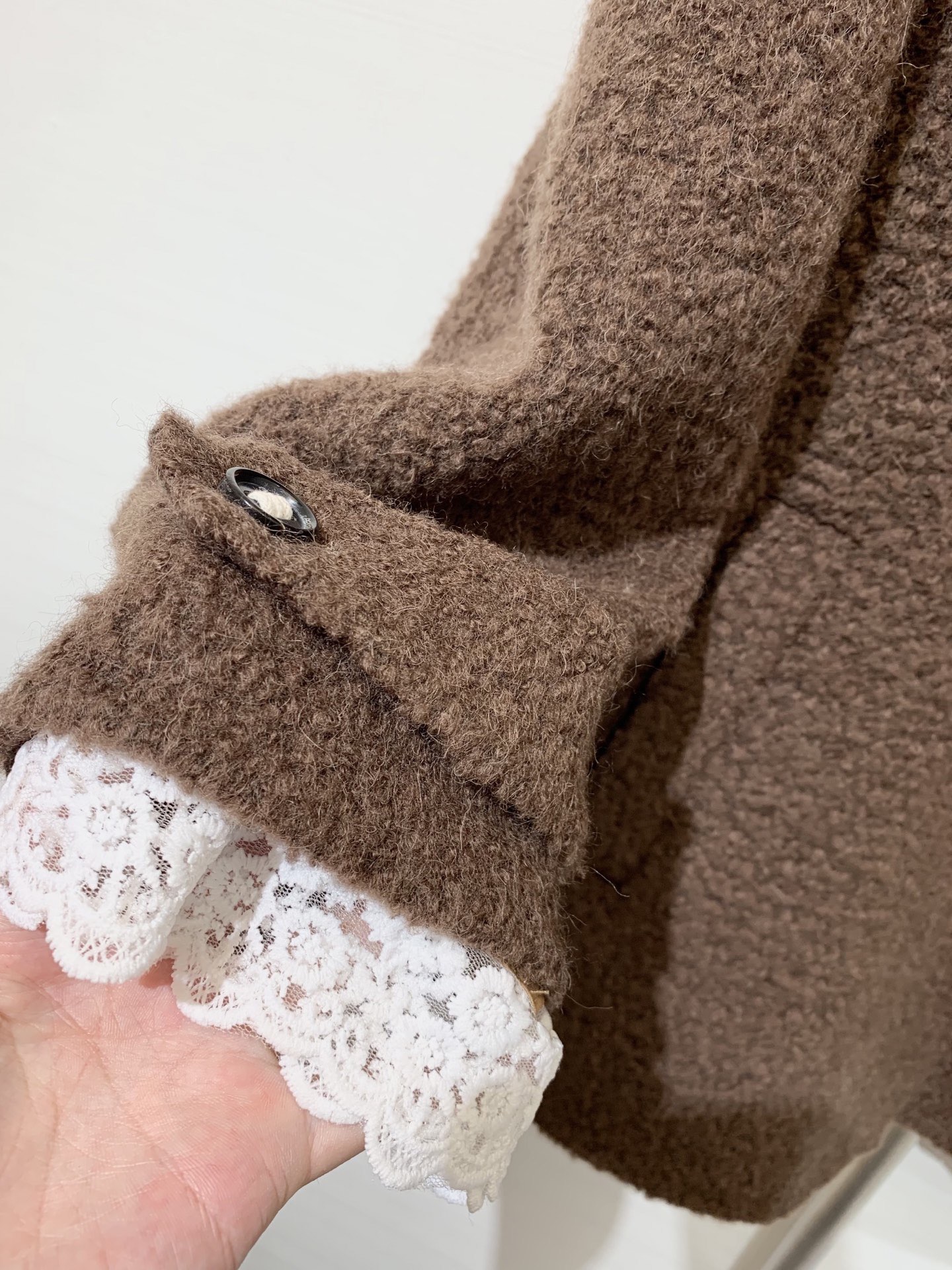 IsabelMarant 25秋冬新款 双面羊驼毛羊毛飘带大衣 定制羊驼毛羊毛混纺的颗粒感面料 非常高级