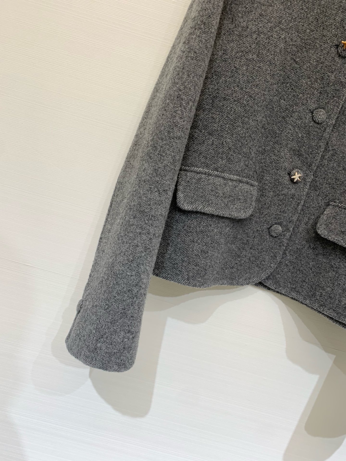 Chanel 25秋冬新款 小香风双面羊毛外套 海洋元素风格 圆领编织设计 质感高级 品相十足 贴合人体