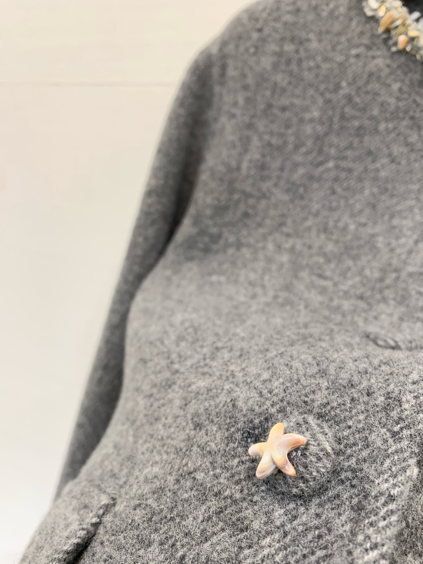 Chanel 25秋冬新款 小香风双面羊毛外套 海洋元素风格 圆领编织设计 质感高级 品相十足 贴合人体