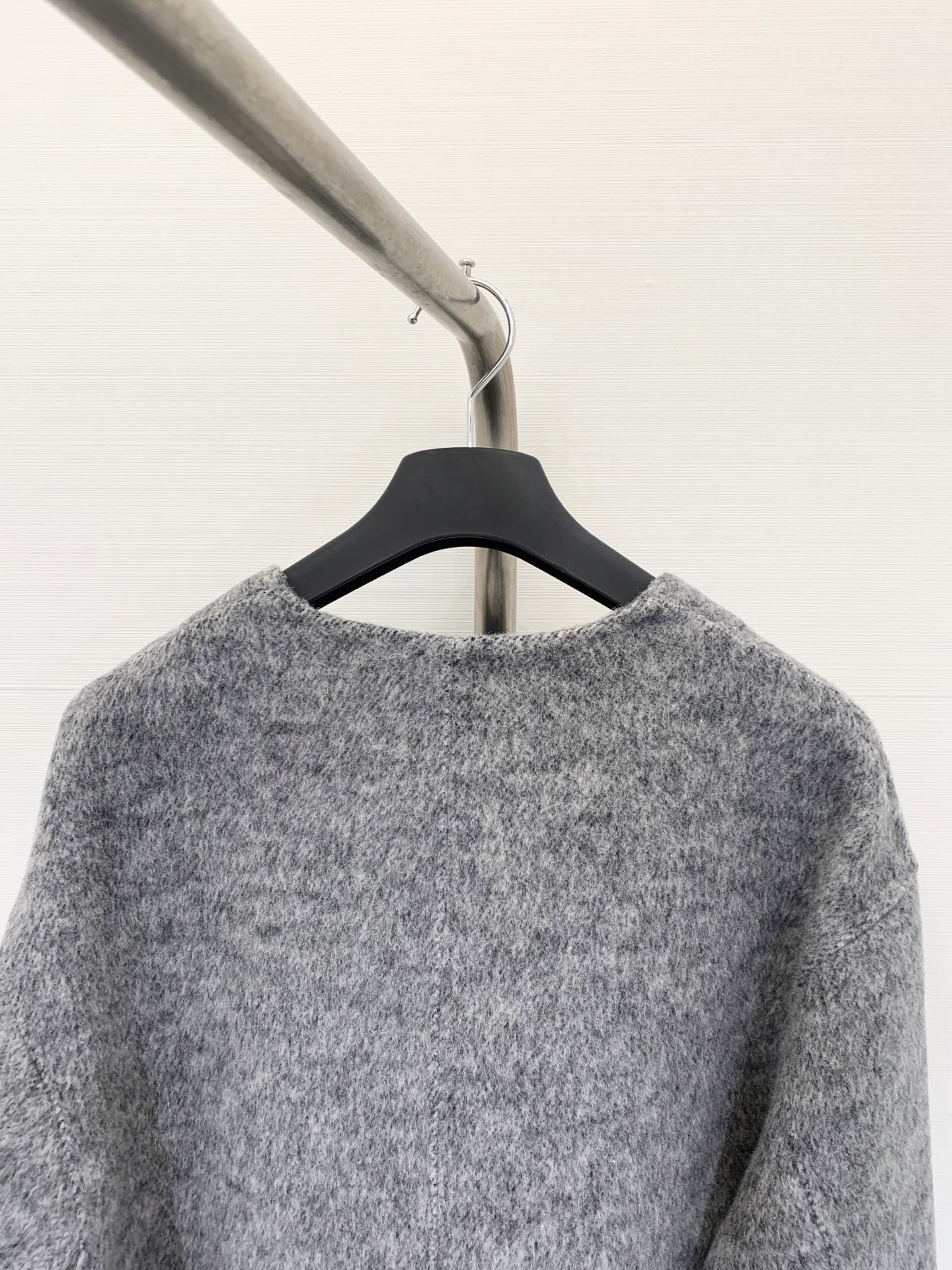 MM6 25秋冬新款 牛仔马甲拼假两件双面羊毛外套 yb定制100%羊毛面料 非常独特的牛仔拼接设计 看