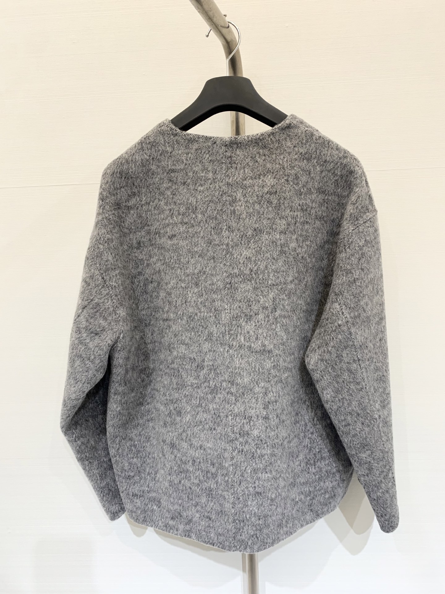 MM6 25秋冬新款 牛仔马甲拼假两件双面羊毛外套 yb定制100%羊毛面料 非常独特的牛仔拼接设计 看