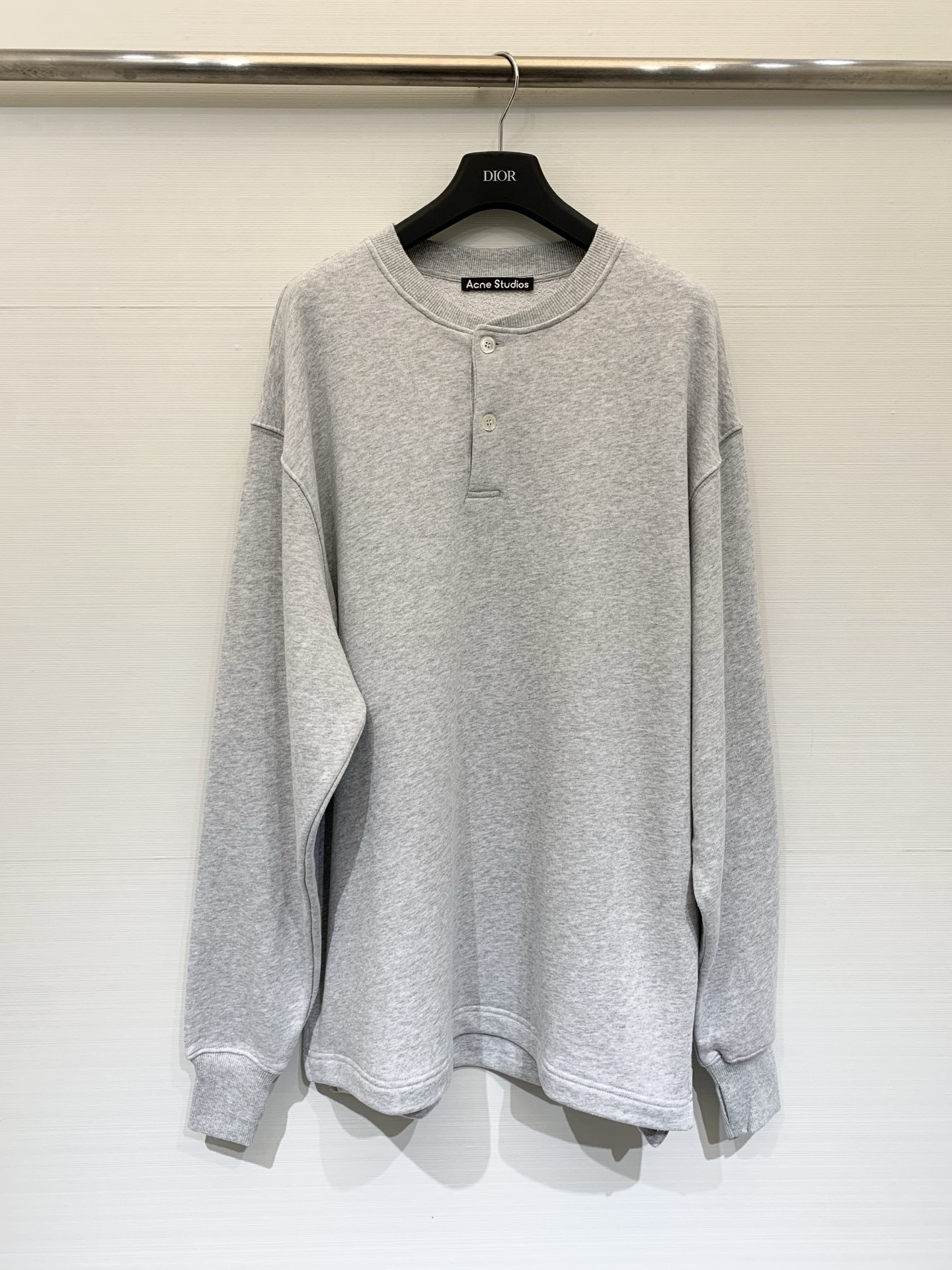 NO:747938,Acnestudios 2026 early spring new style letter embroidered round neck loose pullover sweatshirt, same style for men and women, size SML,,acne studios,dior,hoodie,sweatshirts,19860909Acnestudios 2026早春新款 字母绣花圆领宽松套头卫衣,男女同款,码数SML,,acne studios,dior,hoodie,sweatshirts,,Women's clothing