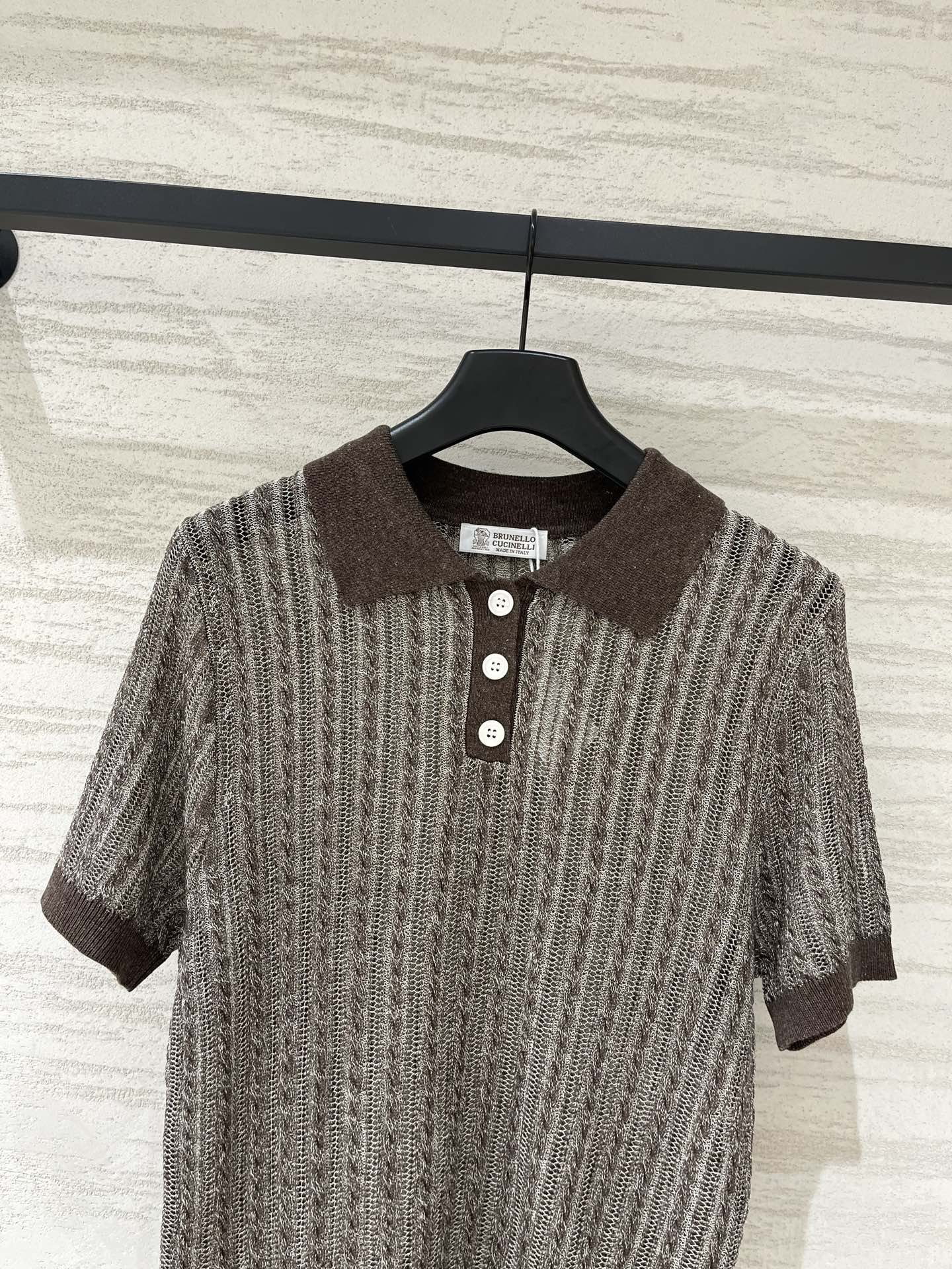 BC 新款 老钱风Polo领短袖款 logo图案修饰点缀 上身高级氛围感十足 两色SML