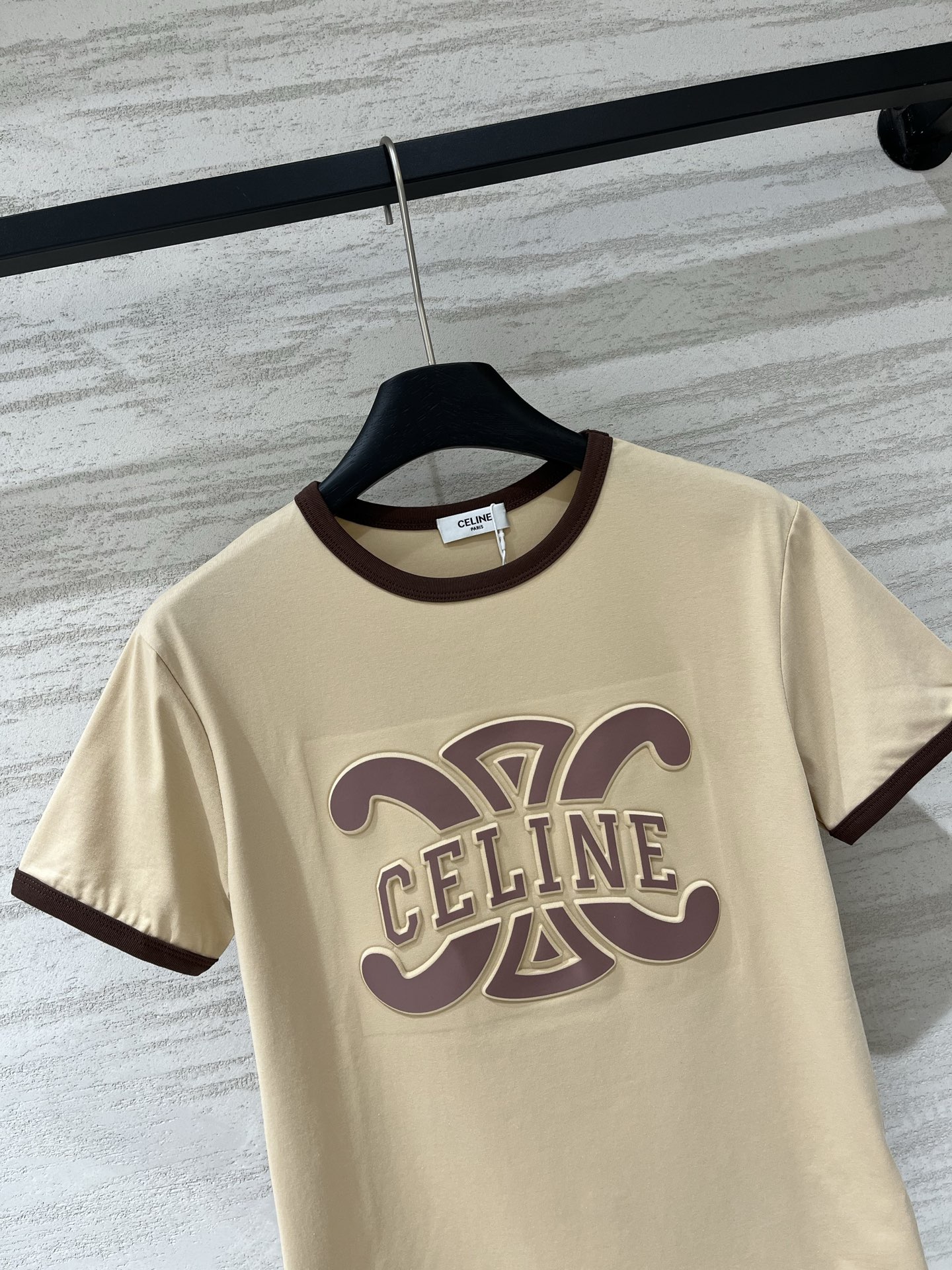Celine 26夏季新款 立体Logo凯旋门短袖T恤 两色SML