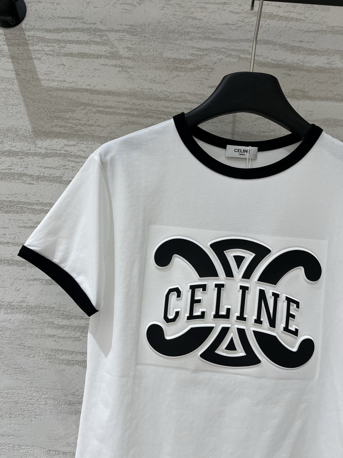 Celine 26夏季新款 立体Logo凯旋门短袖T恤 两色SML