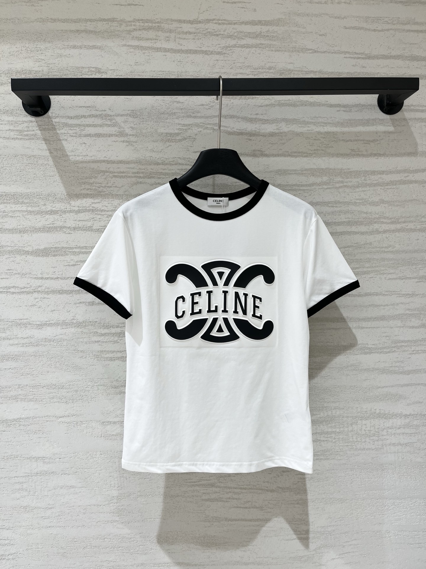 Celine 26夏季新款 立体Logo凯旋门短袖T恤 两色SML
