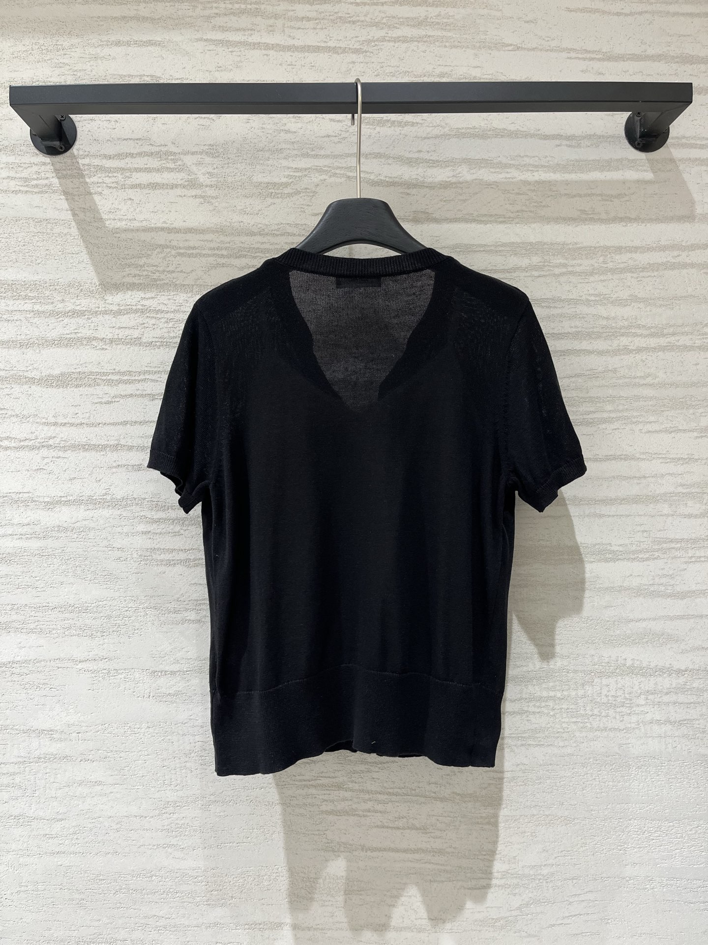 IsabelMarant 假两件拼接针织短袖，内里拼接蕾丝领背心，冰感薄针织，透气不闷汗，微透质感自带高