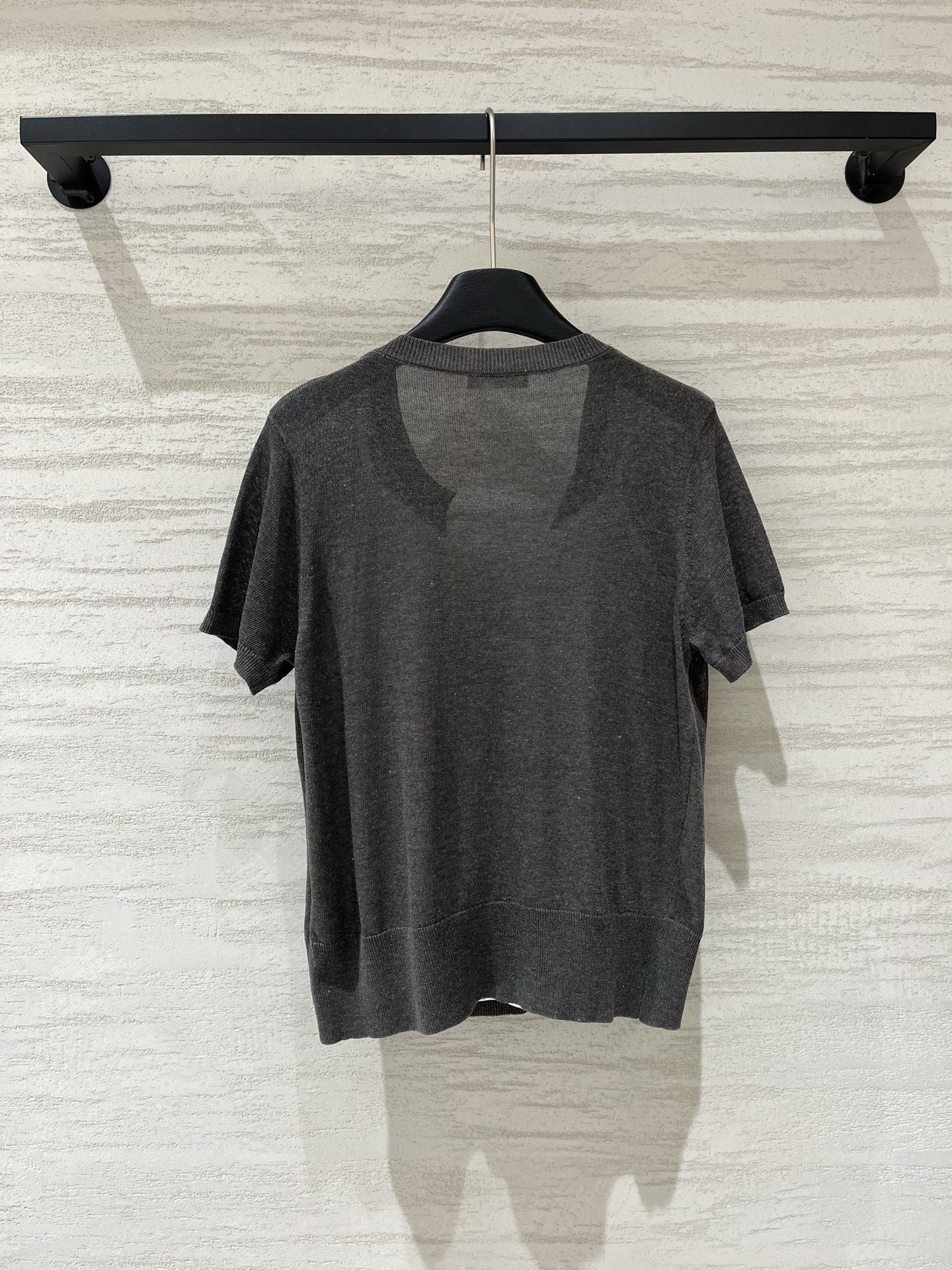 IsabelMarant 假两件拼接针织短袖，内里拼接蕾丝领背心，冰感薄针织，透气不闷汗，微透质感自带高