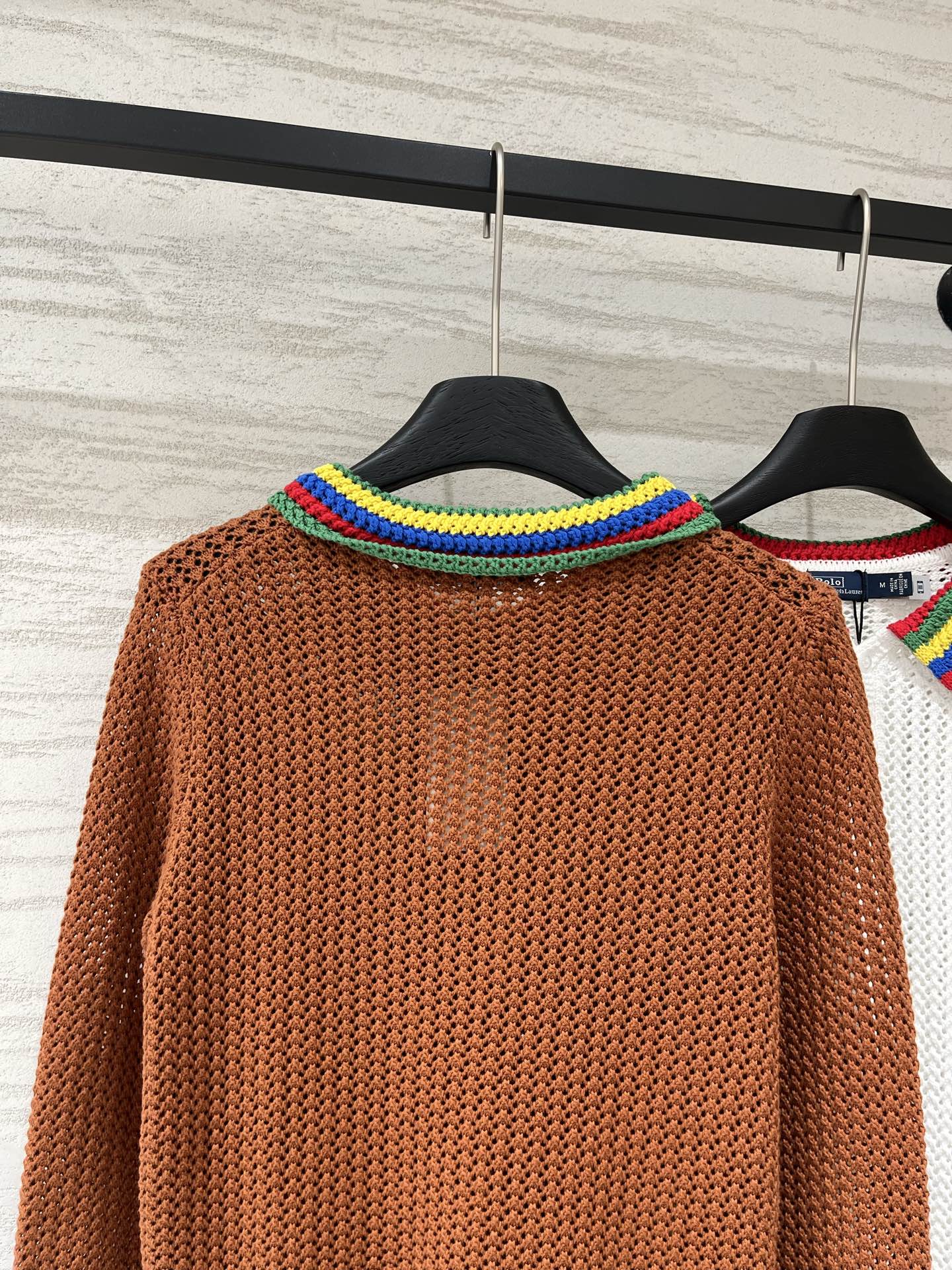 RalPhLauren 26早秋新款 镂空Polo领长袖款 logo图案修饰点缀 上身高级氛围感 三色S