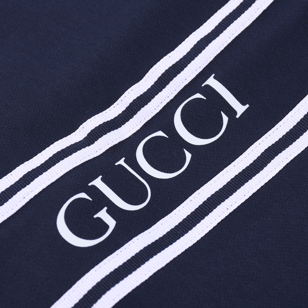 Gucci 2025 SS Limited Edition Embroidered Oversize Navy Blue Shorts 4 i1744261551090 612 0 0