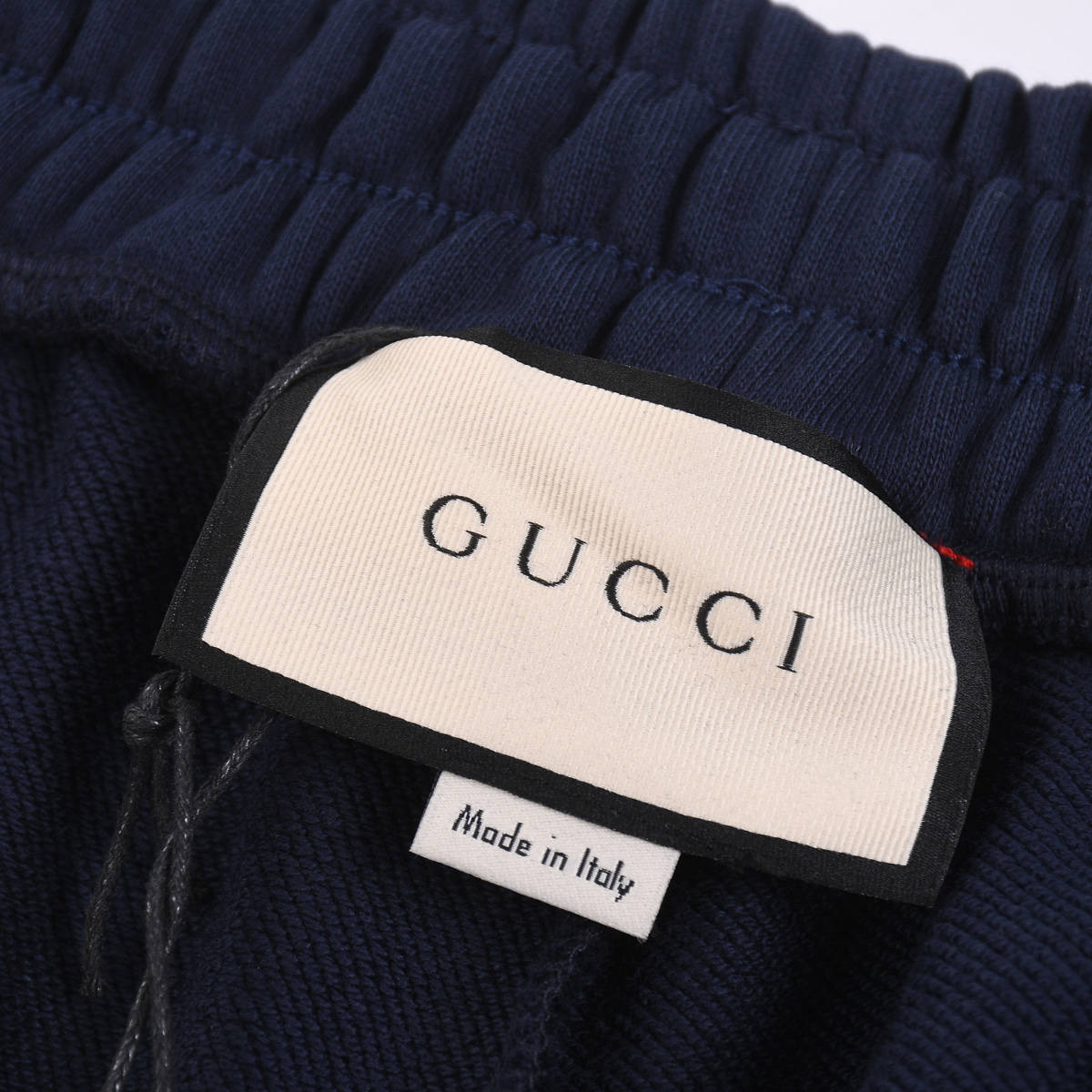 Gucci 2025 SS Limited Edition Embroidered Oversize Navy Blue Shorts 1 i1744262663137 9231 0 0