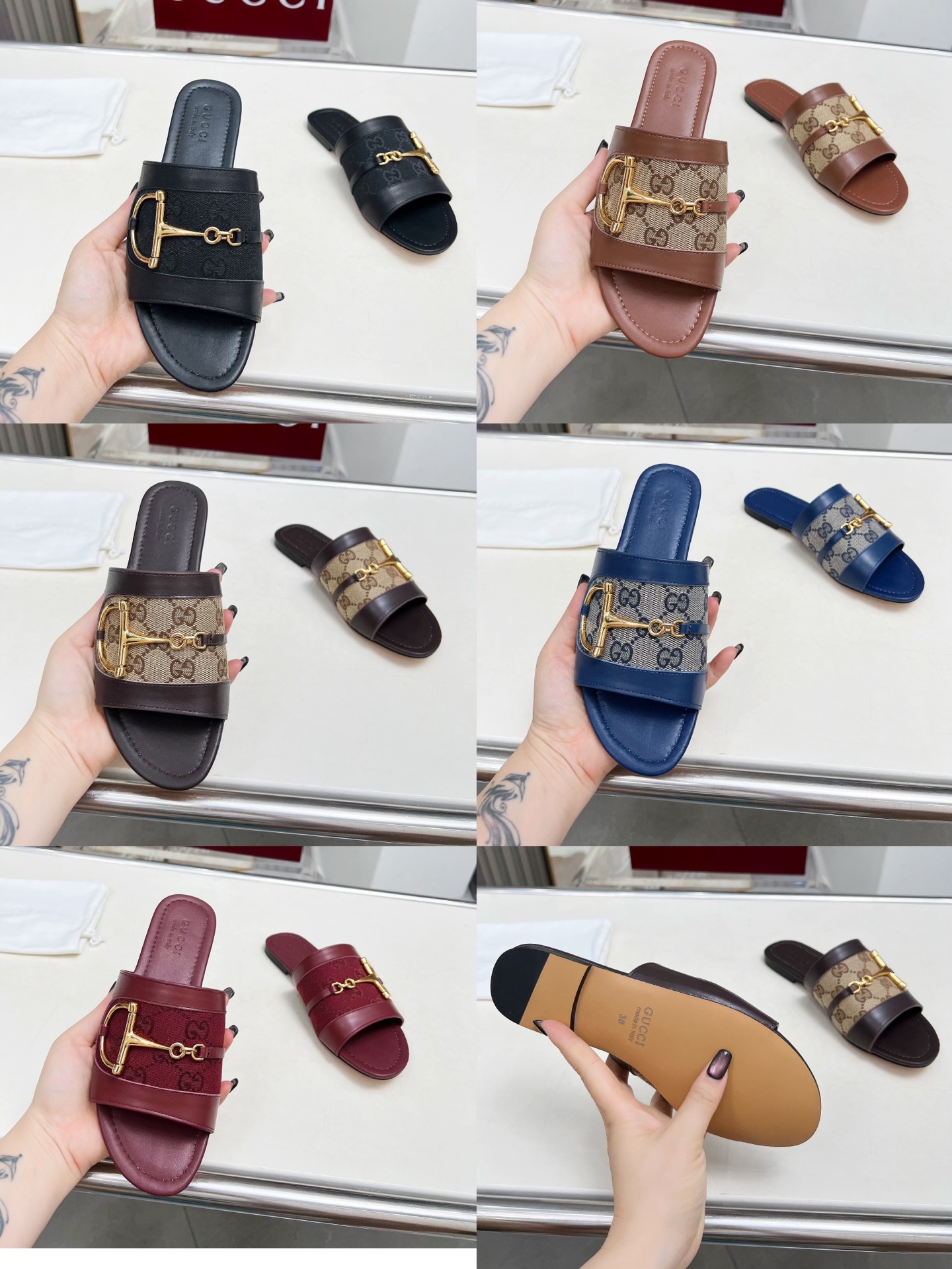 NO:459842,5169-106 G U C C I The latest popular flat-heeled sandals, the counter original shoe mold production. Original hardware buckle, the favorite luxury of big-name stars, a variety of classic colors to choose from, calfskin with Guqi classic old-fashioned cloth, inner sheepskin, heel height 5mm, size 35-45, the base material wear-resistant rubber outsole 'Can be customized genuine leather sole, Yuan' welcomes to turn to the picture and sell., slippers, sandals, slippers, cowhide, sheepskin198609095169一106 G U C C I 最新爆款平跟凉鞋 专柜原版鞋开模制作. 原版五金饰扣 大牌明星最爱的奢侈品 多种经典颜色供选 面料小牛皮配古奇经典老花布 内里羊皮 跟高5毫米 码35一45码 底材耐磨橡胶大底《可以定做真皮底,元》欢迎转图片爆卖.,拖鞋,sandals,slippers,cowhide,sheepskin,Women's Shoes