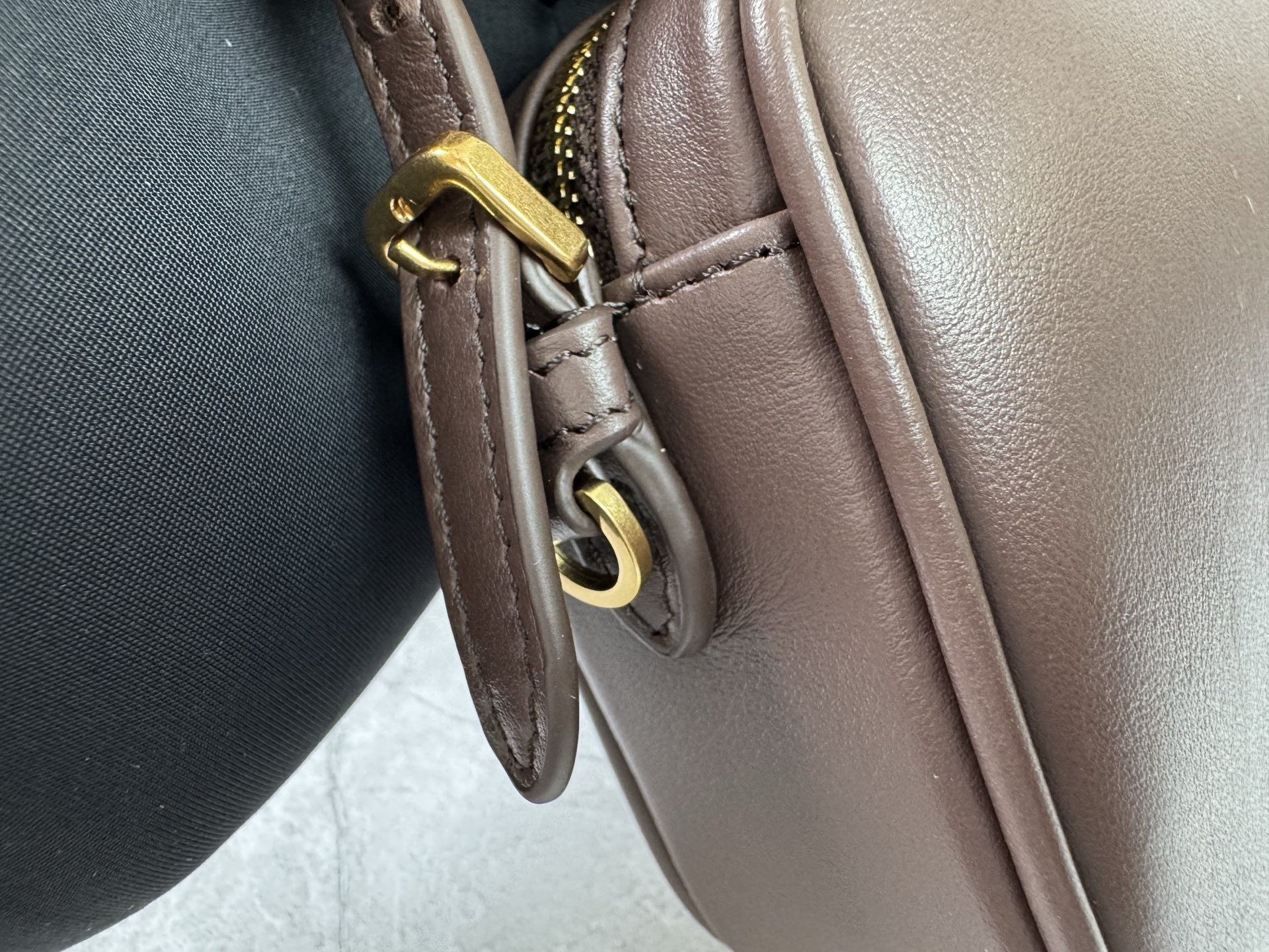 Miu Miu Brown Leather Camera Bag