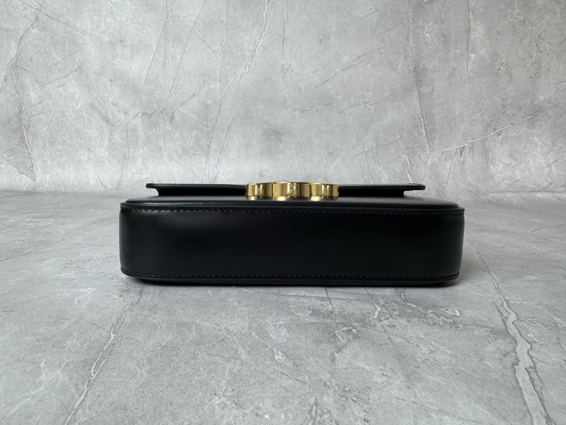 Celine Triomphe Leather Flap Shoulder Bag