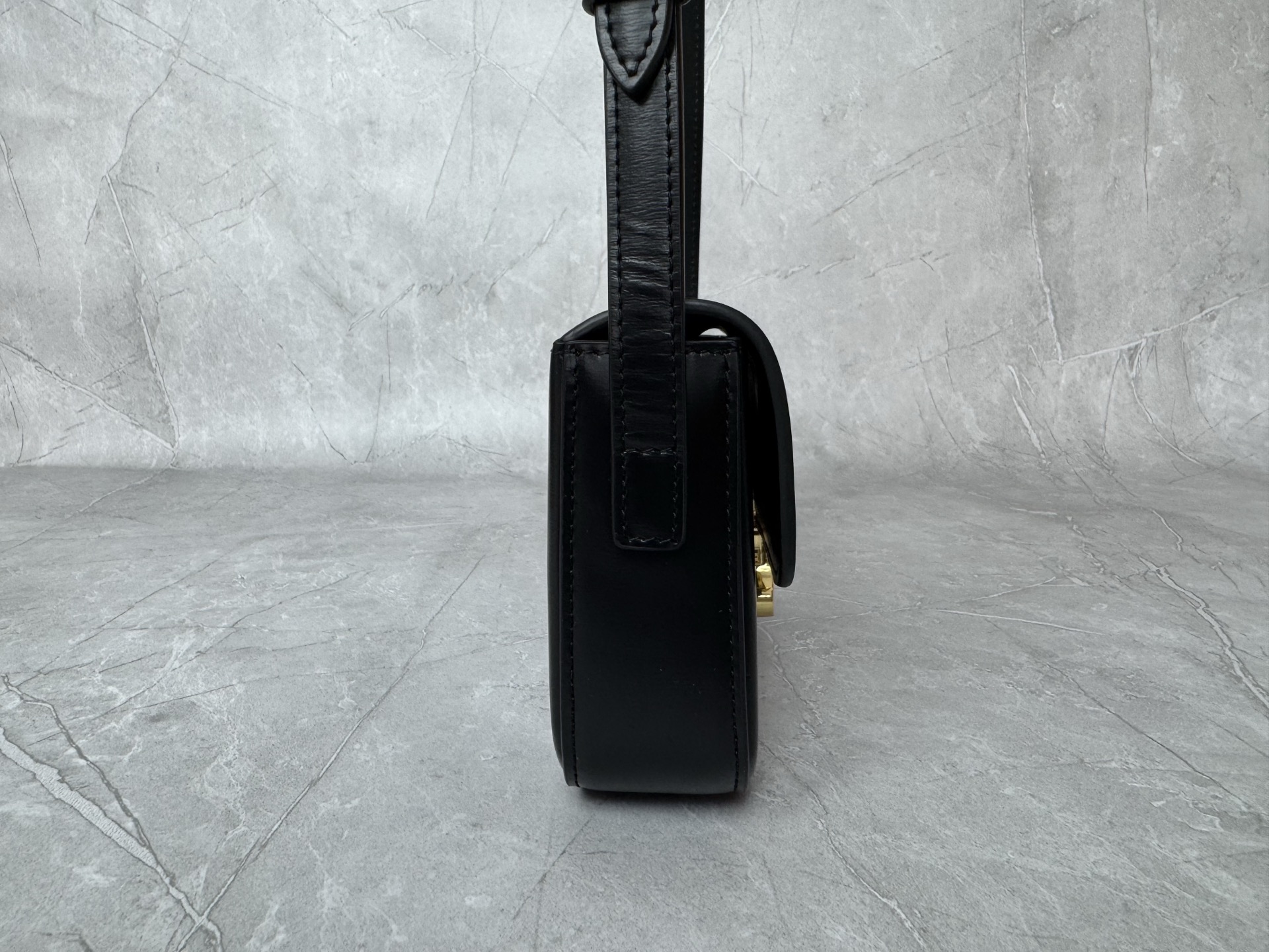 Celine Triomphe Leather Flap Shoulder Bag