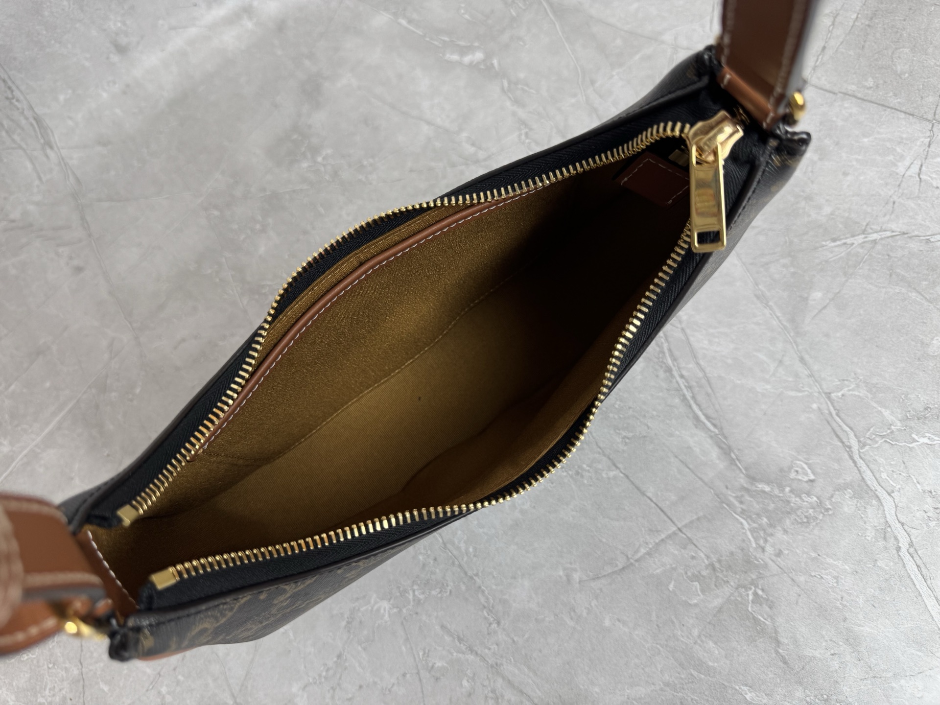 Celine Triomphe Canvas Hobo Shoulder Bag