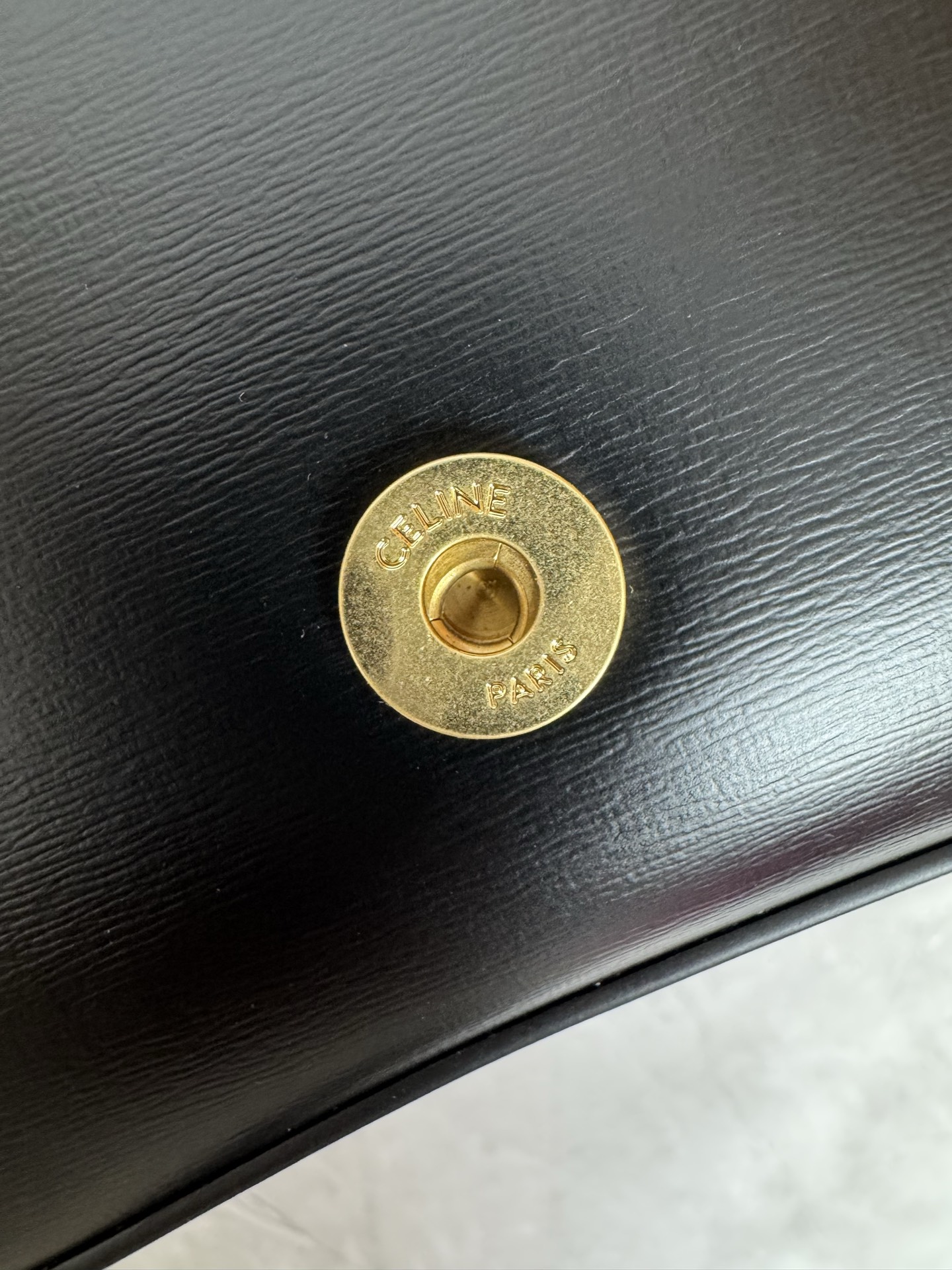 Celine Triomphe Leather Handle Bag