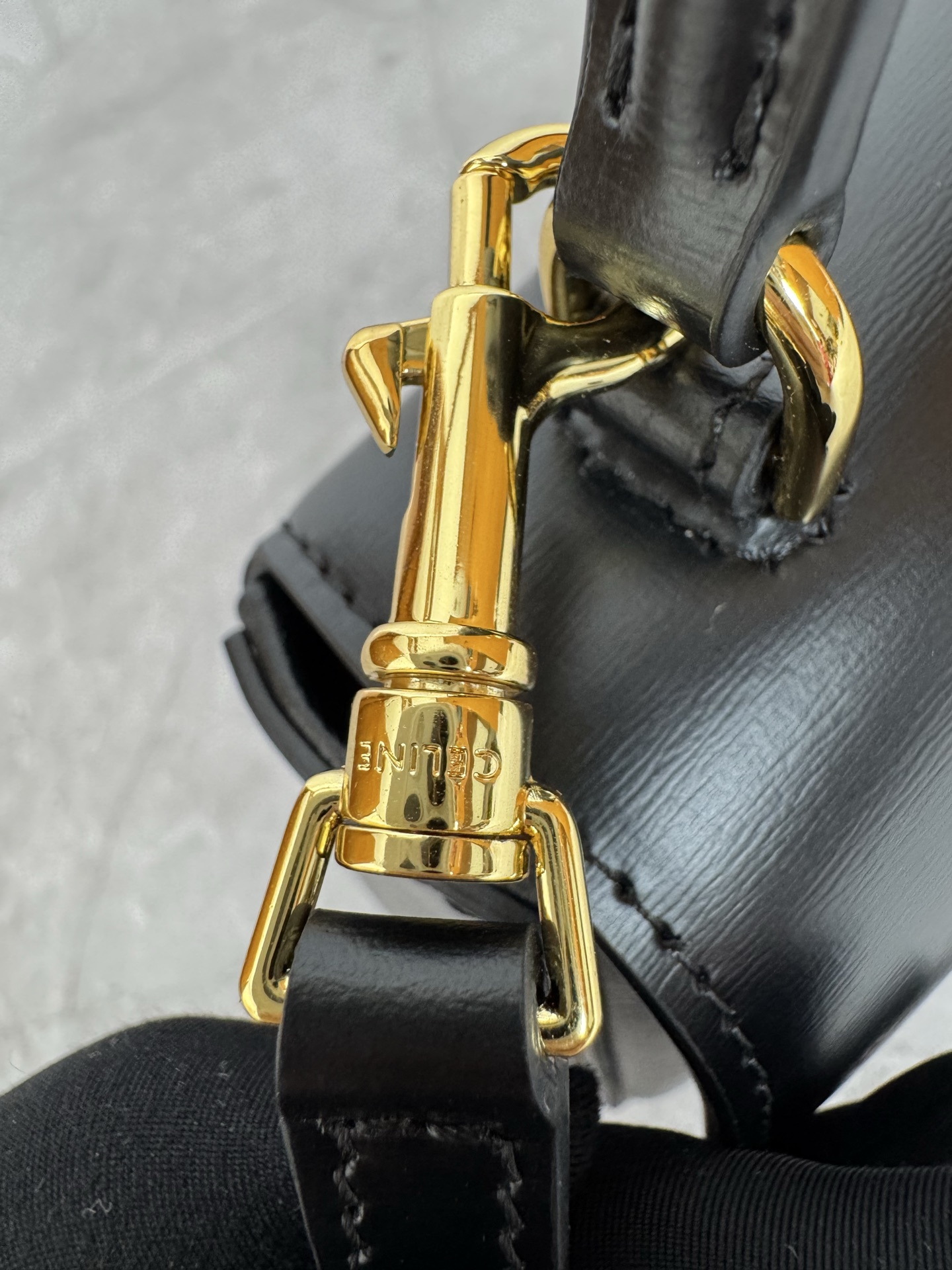 Celine Triomphe Leather Handle Bag